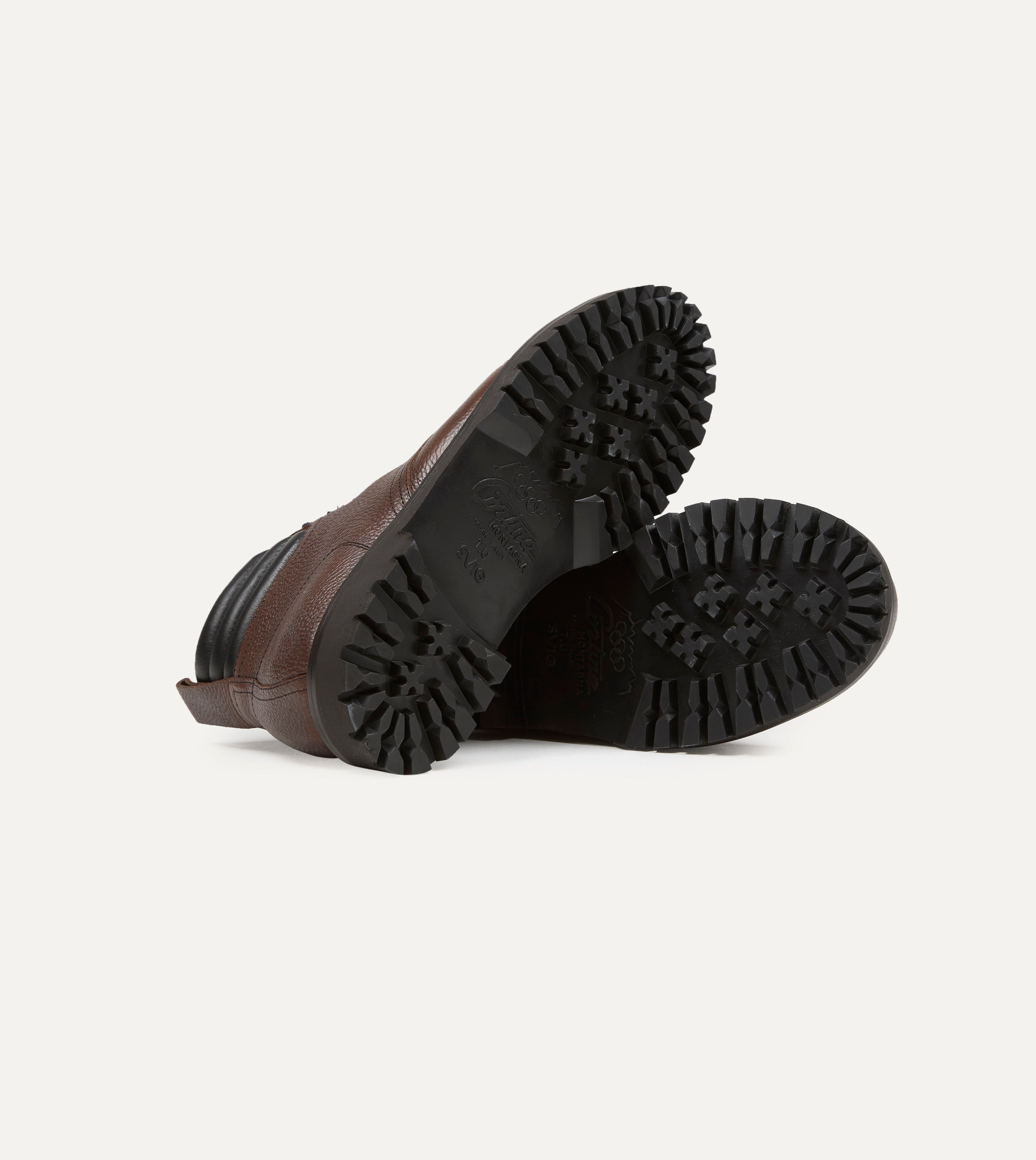 Yuketen Salvia Brown Leather Boots – Drakes US