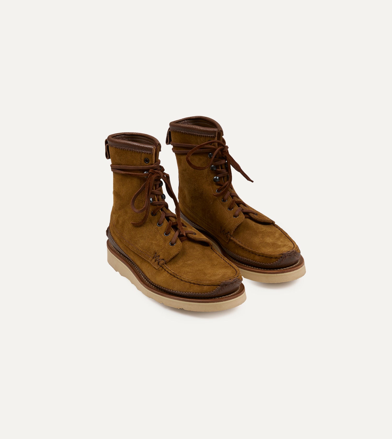Yuketen Maine Guide Brown Flesh Out Leather DB Boot