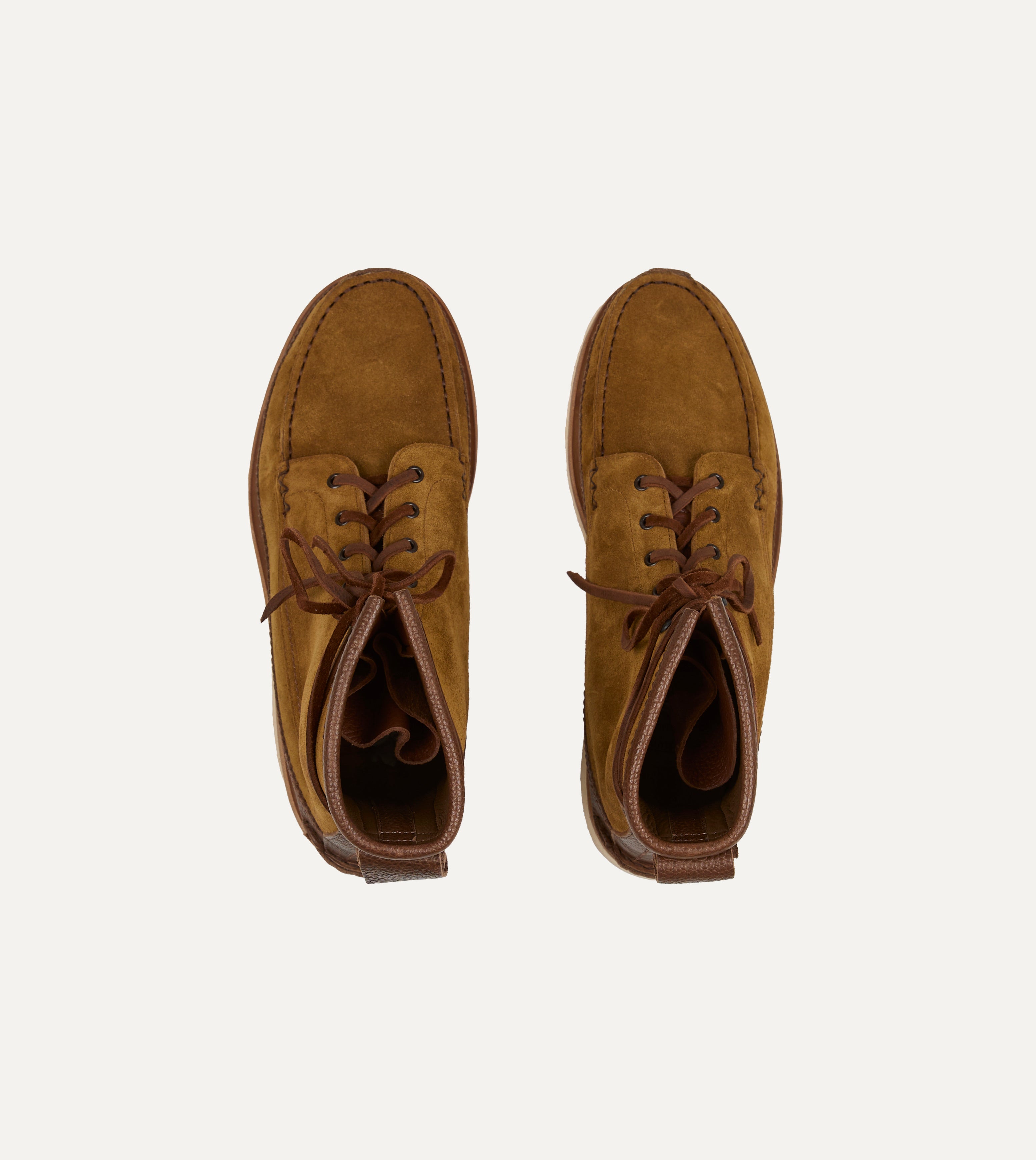 Yuketen Maine Guide Brown Flesh Out Leather DB Boot – Drakes US