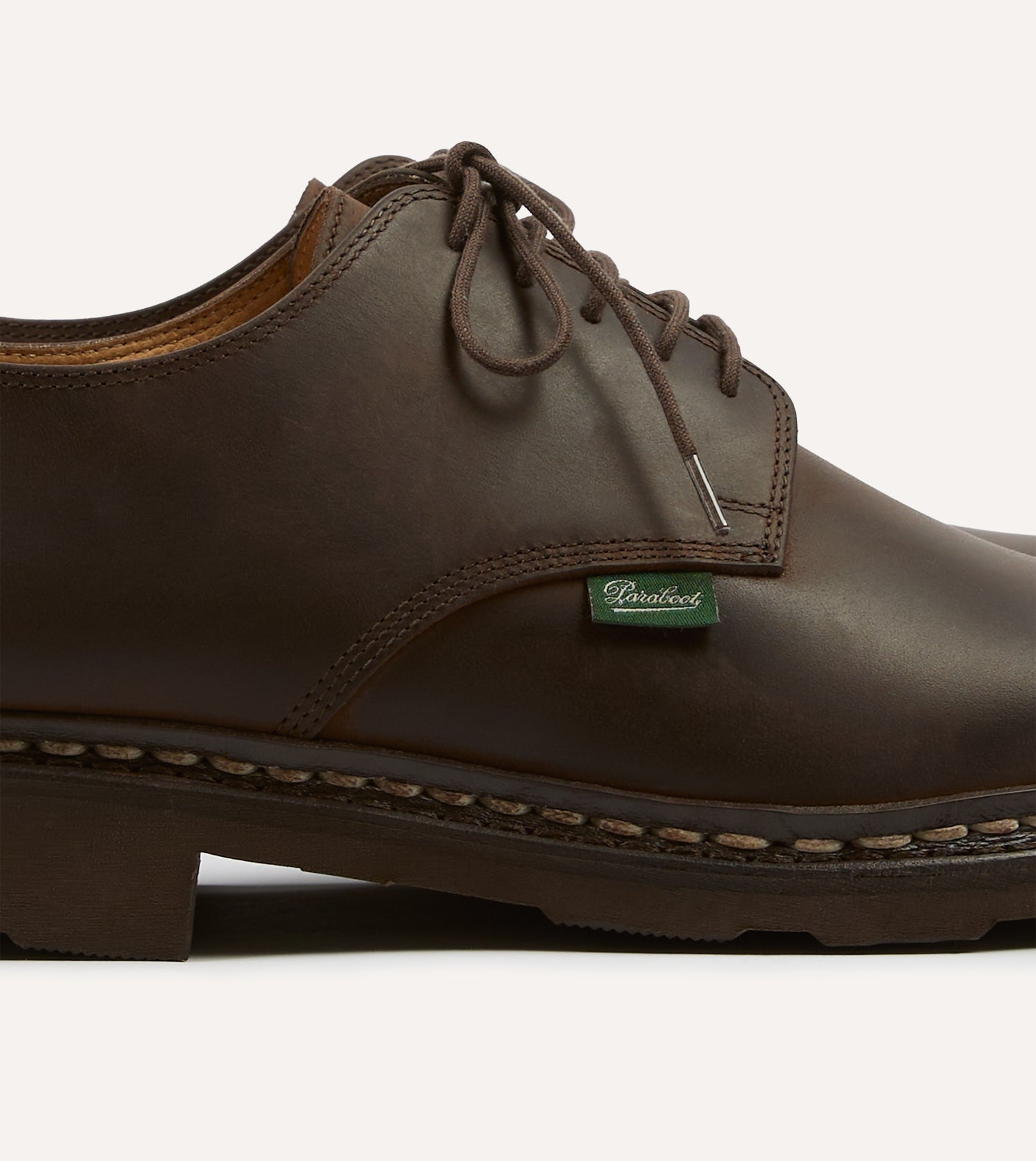 Paraboot Arles Marron Nubuck Leather Derby Shoe