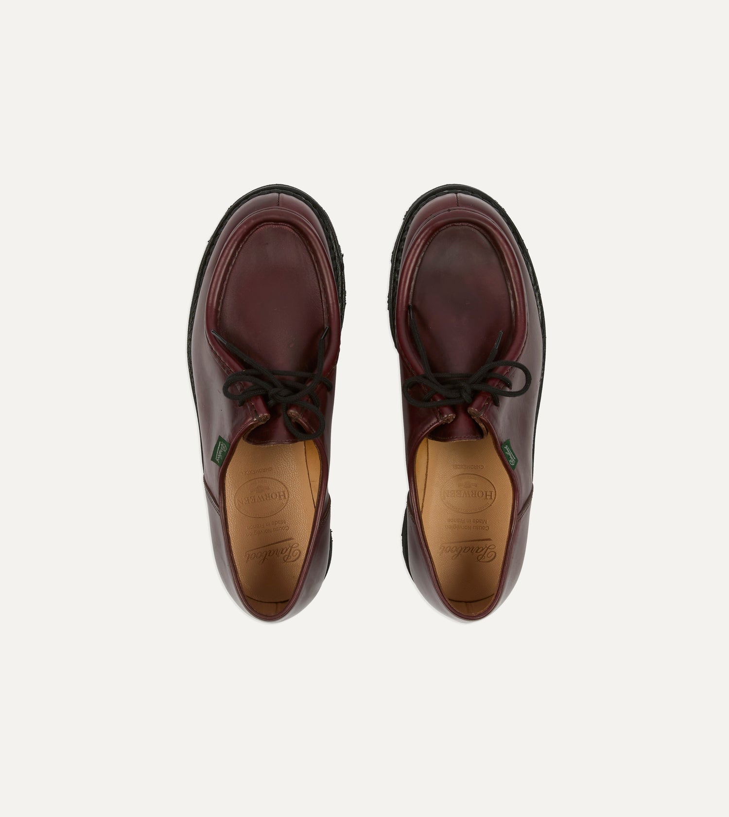 Paraboot Michael Bordeaux Leather Derby Shoe