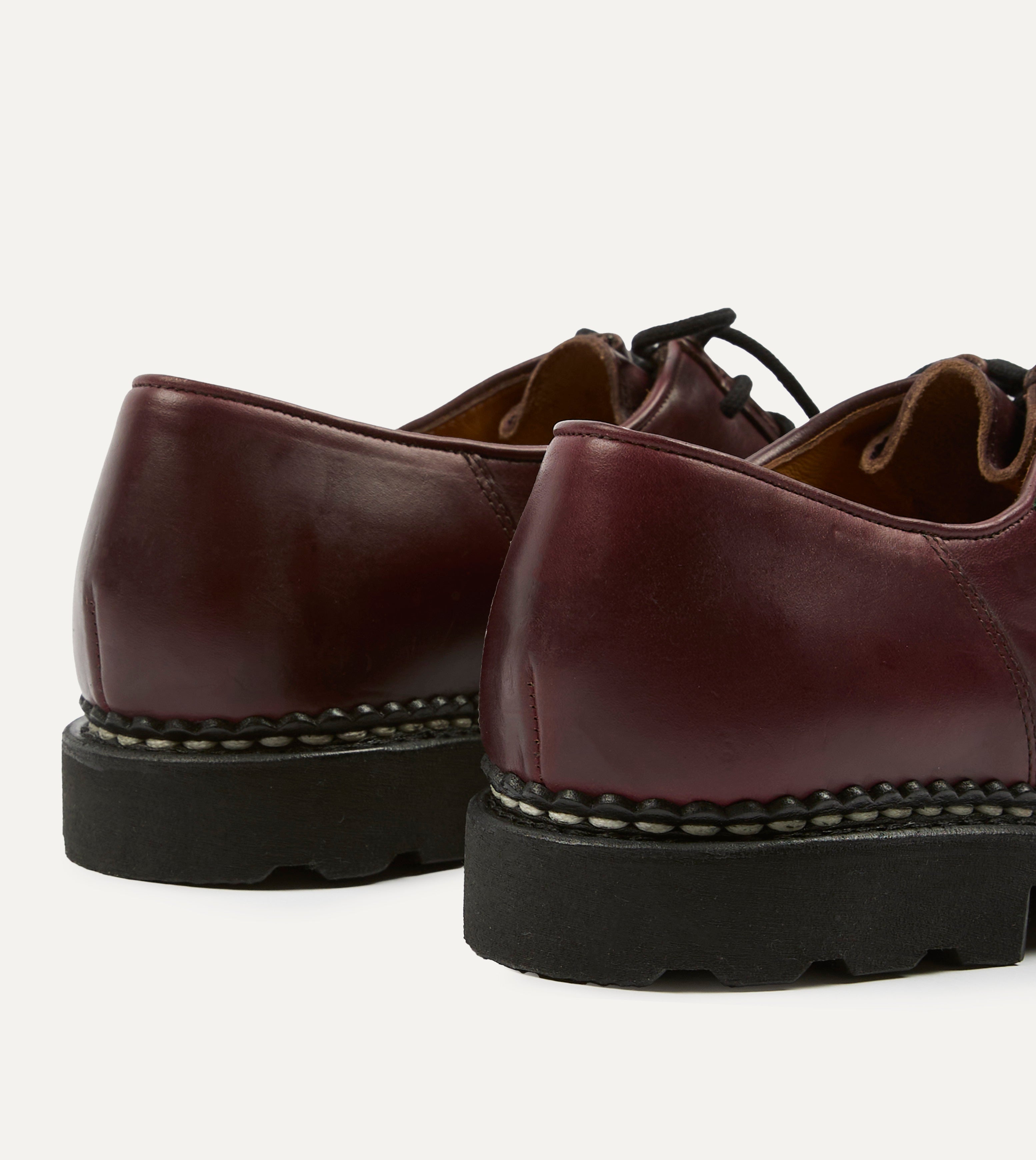 paraboot michael ハラコ Paraboot Michael Bordeaux Leather Derby Shoe – Drakes US
