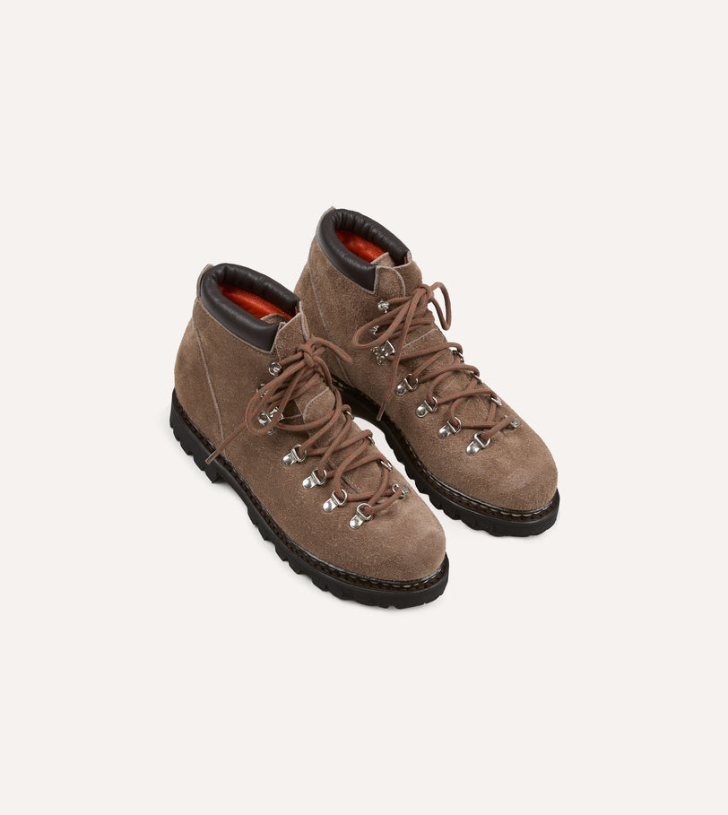 Paraboot Avoriaz Velours Graphite Suede Hiking Boot