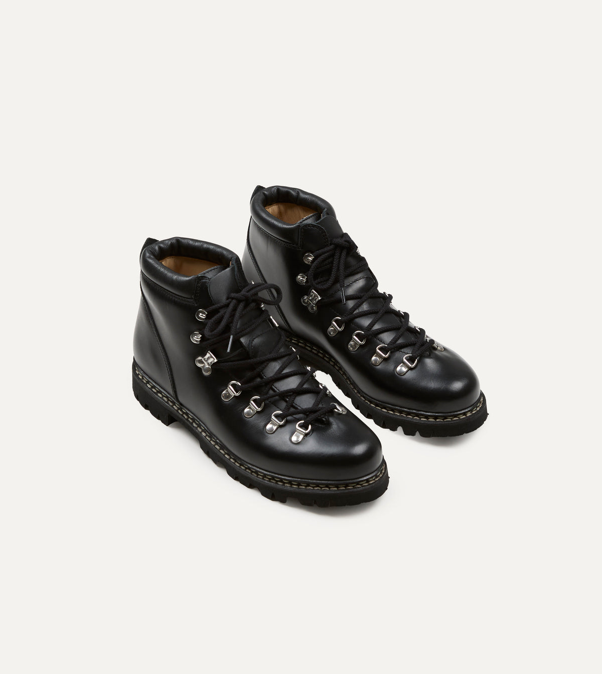 Paraboot Avoriaz Lisse Noir Leather Boot