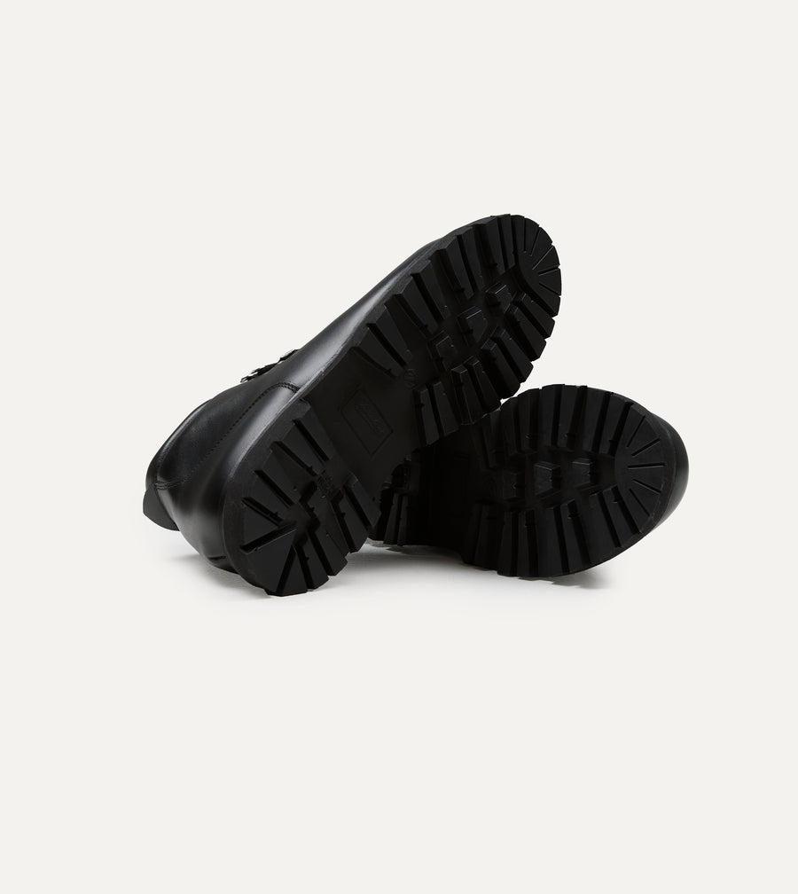 Paraboot Avoriaz Lisse Noir Leather Boot