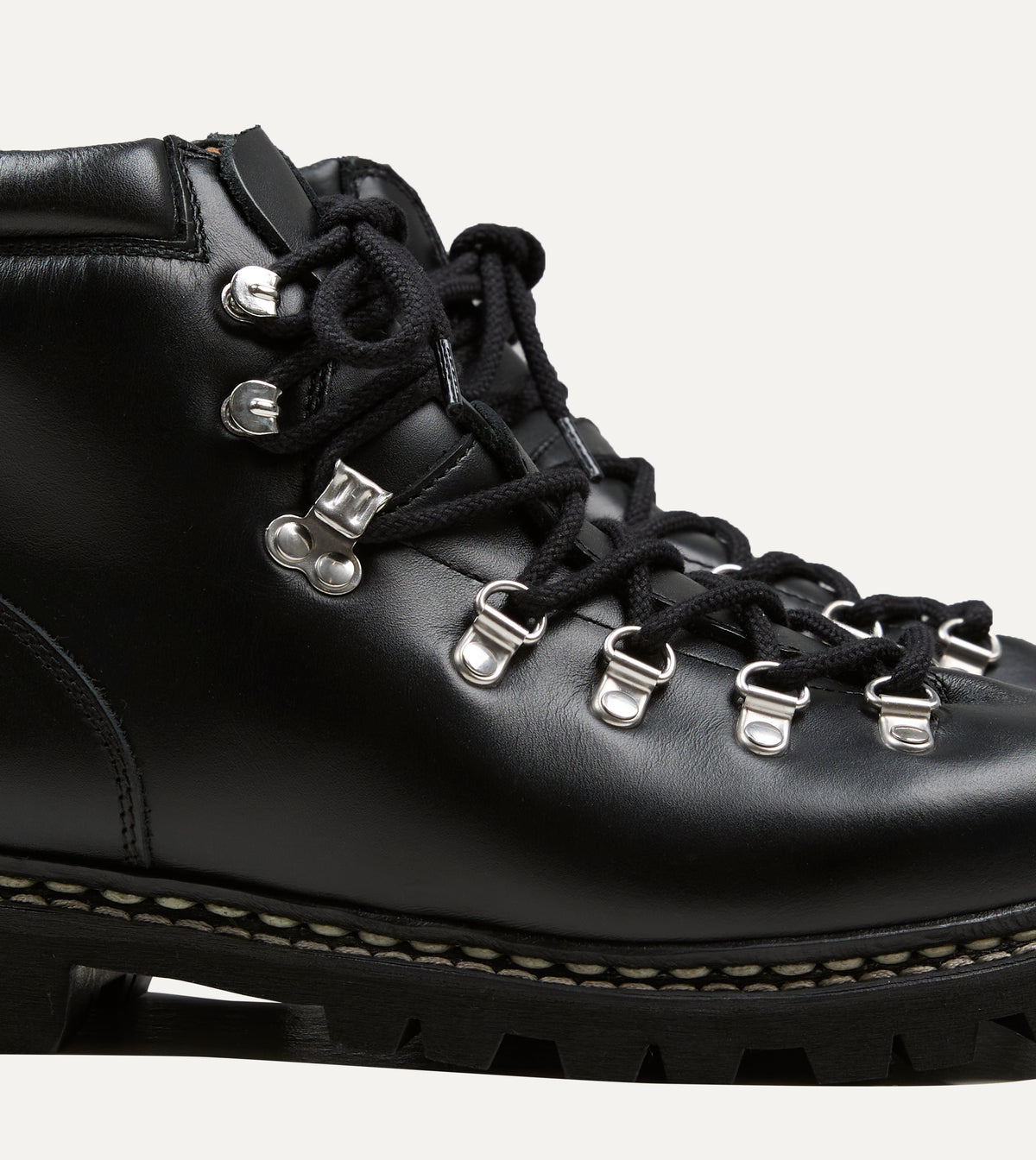 Paraboot Avoriaz Lisse Noir Leather Boot