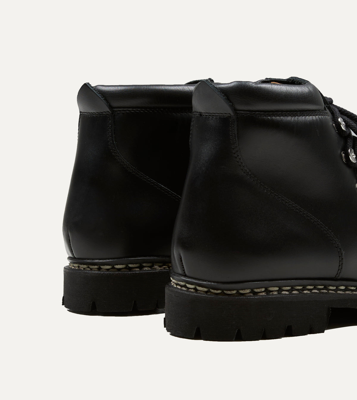 Paraboot Avoriaz Lisse Noir Leather Boot