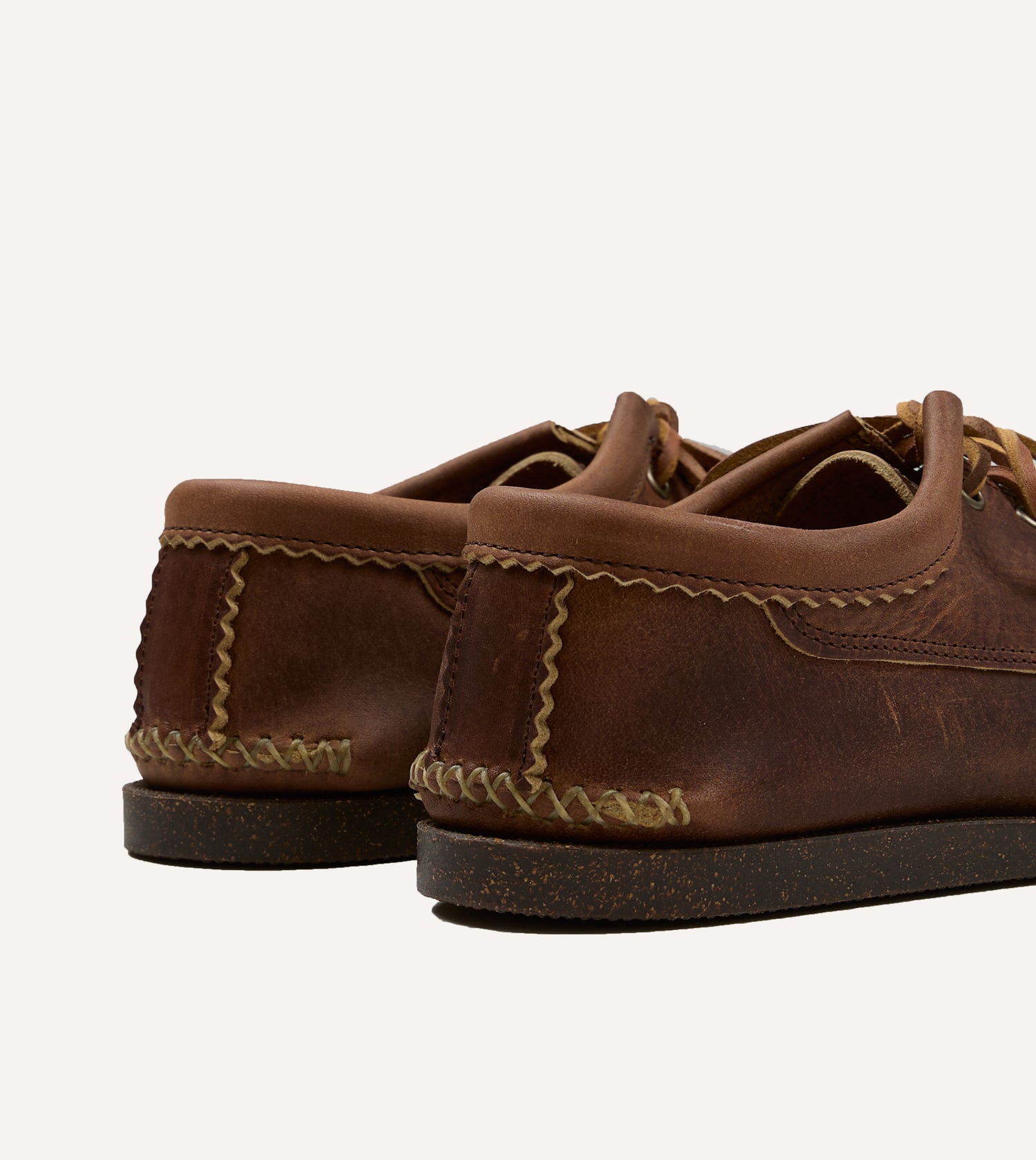 Yuketen Brown Kiltie Blucher with Camp Sole