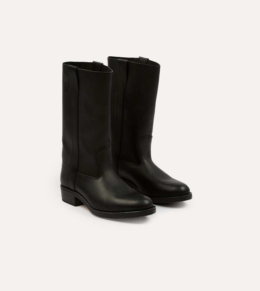 La Botte Gardiane Camarguaise Black Leather Boots