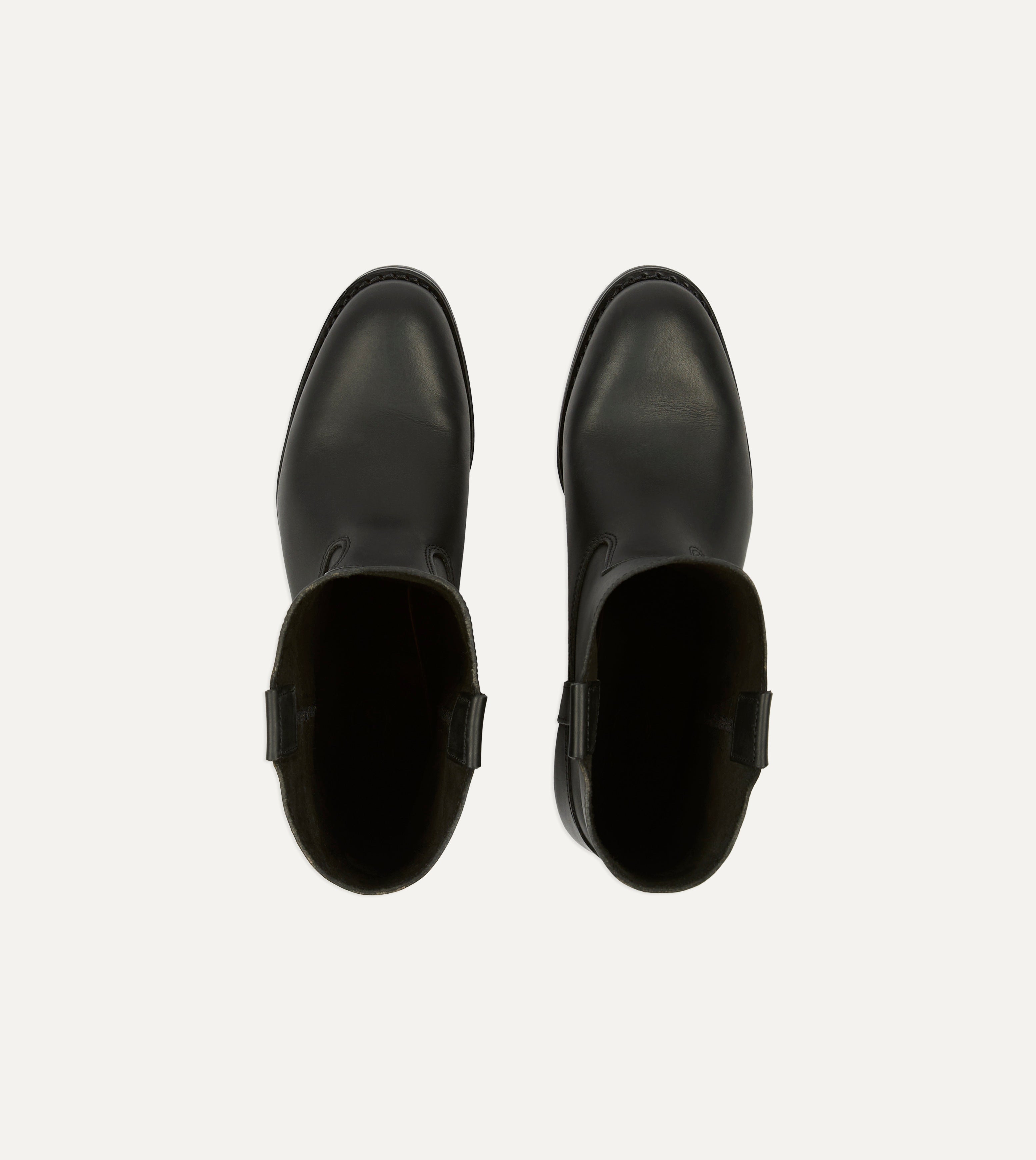 La Botte Gardiane Demi Camarguaise Black Leather Boots – Drakes US