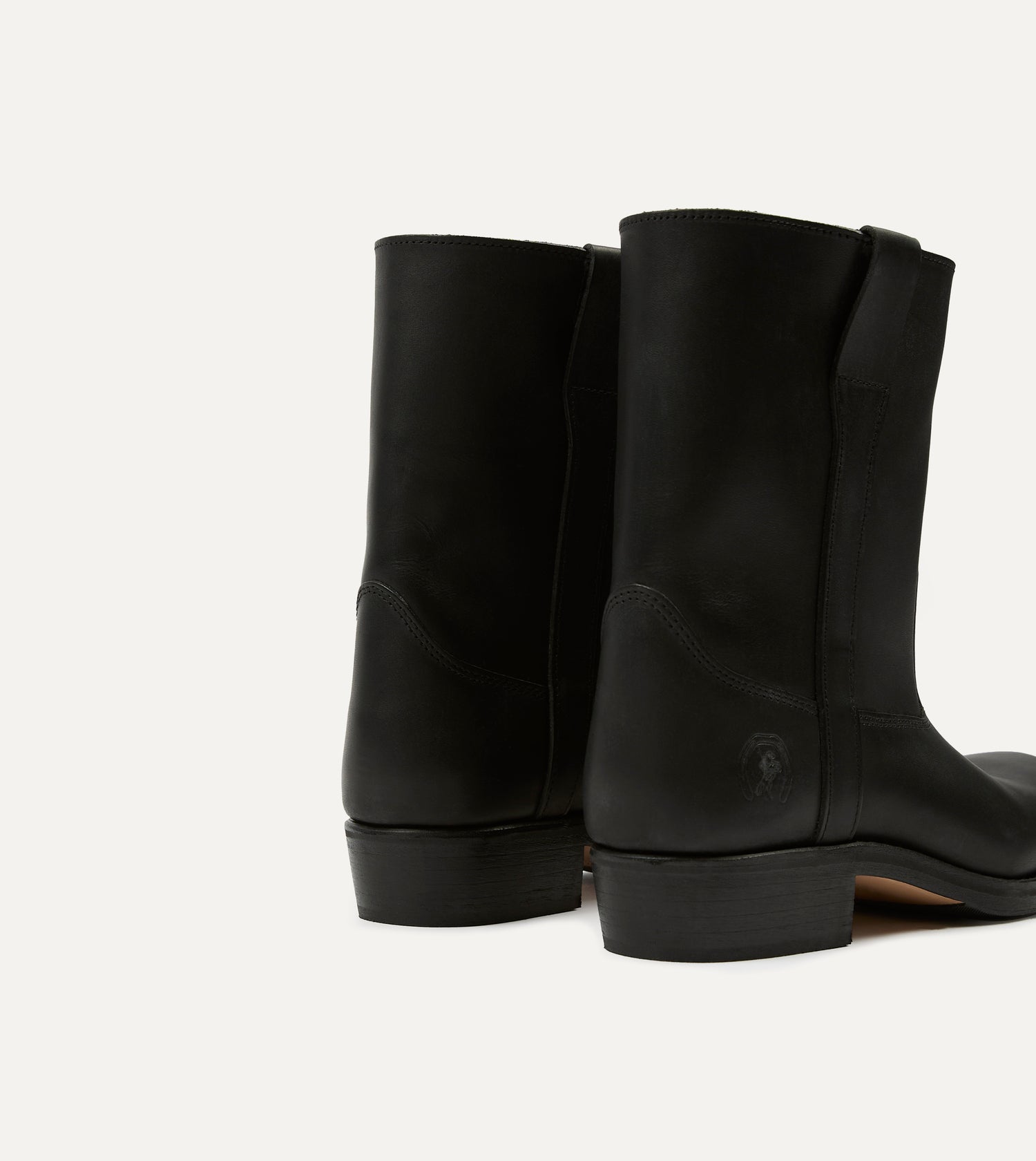 La Botte Gardiane Demi Camarguaise Black Leather Boots