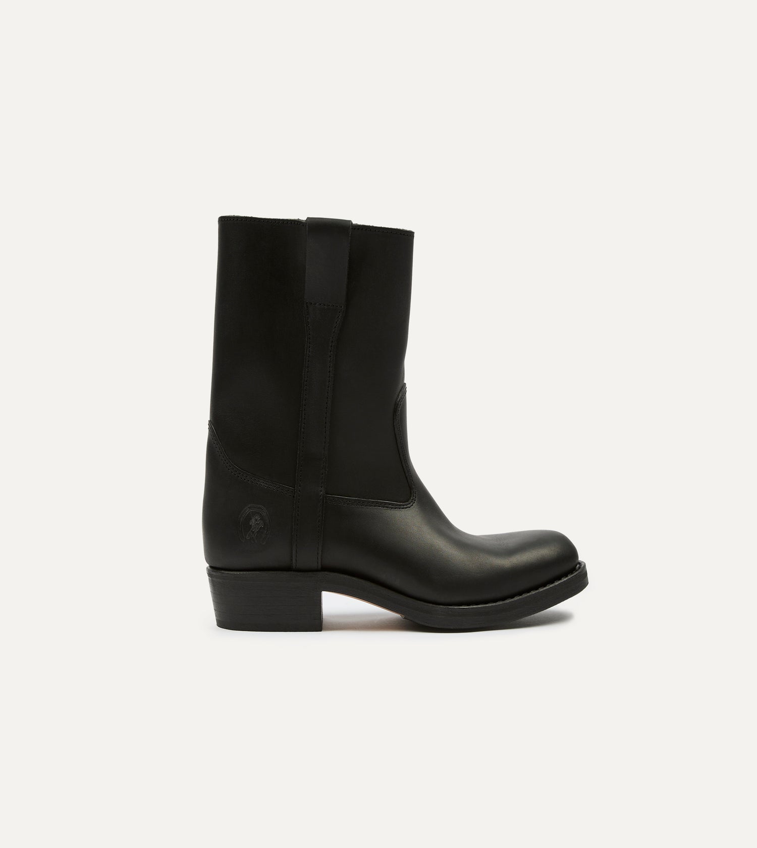 La Botte Gardiane Demi Camarguaise Black Leather Boots