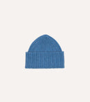 Sky Blue Geelongora Ribbed Knit Cap