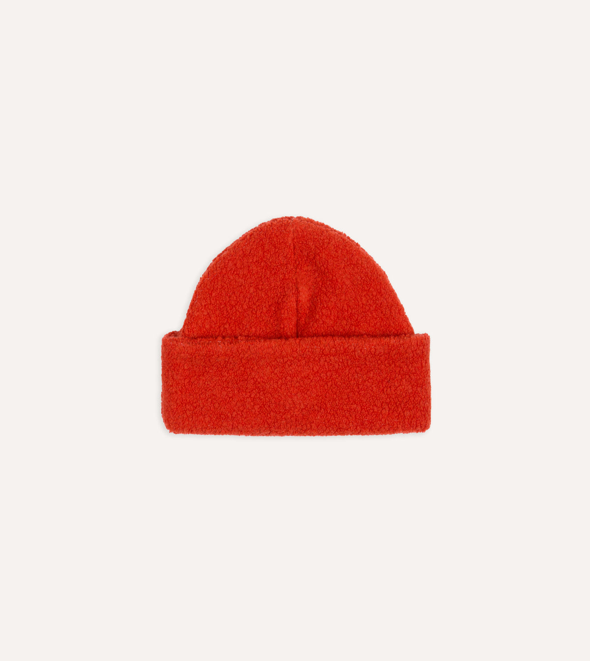Câbleami Orange Wool Watch Cap