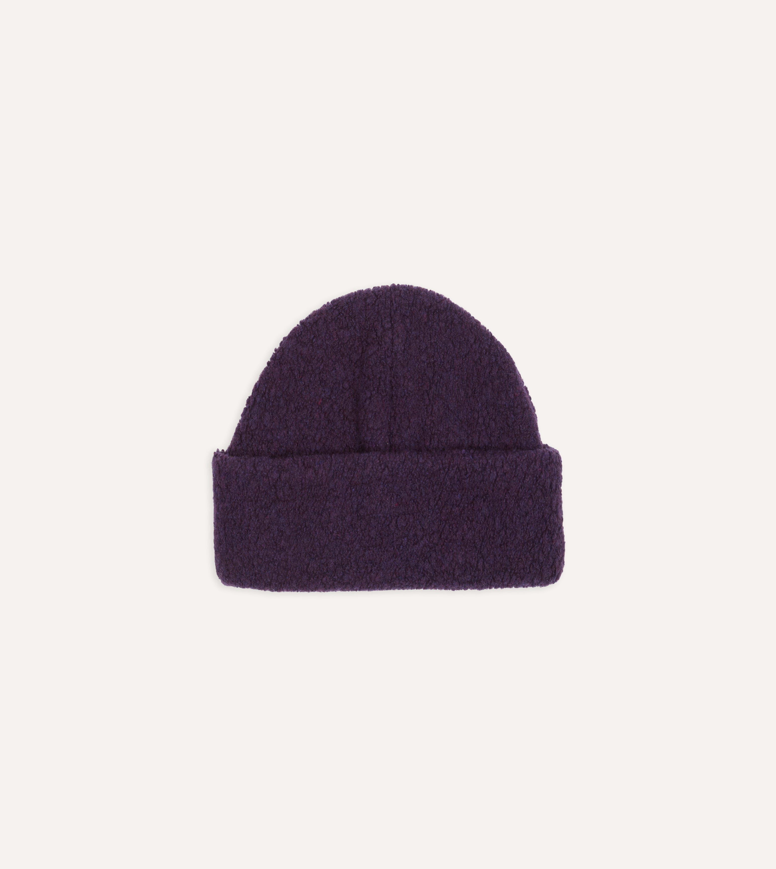 Câbleami Purple Wool Watch Cap
