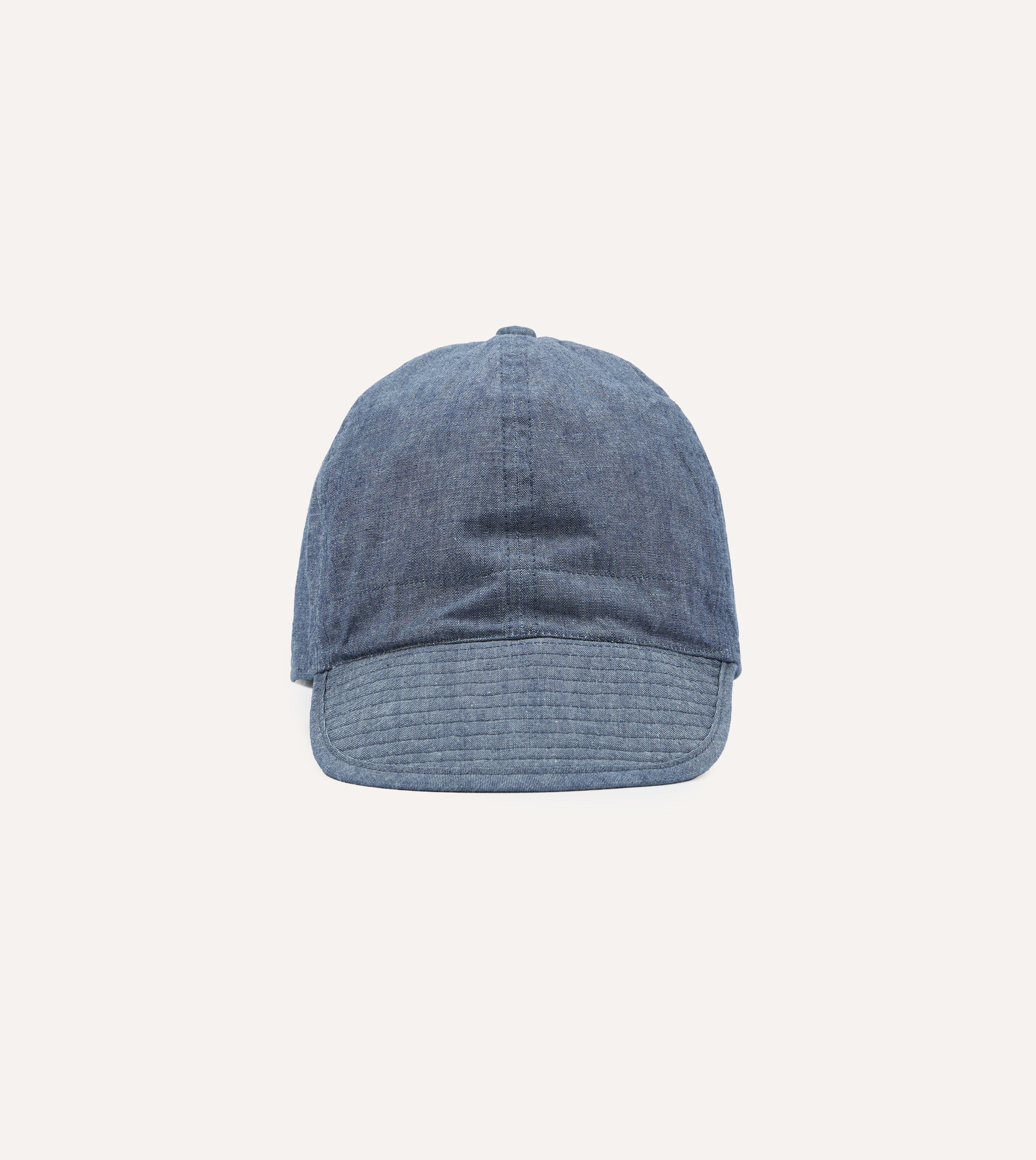 Câbleami Indigo 6oz Chambray Cotton Army Cap