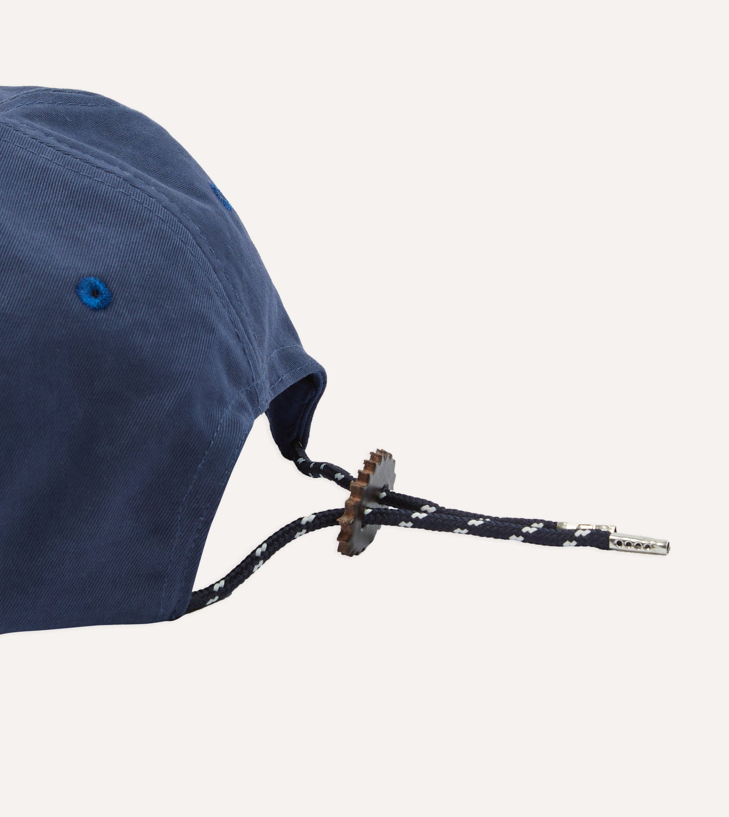 Navy Cotton Paracord Baseball Cap