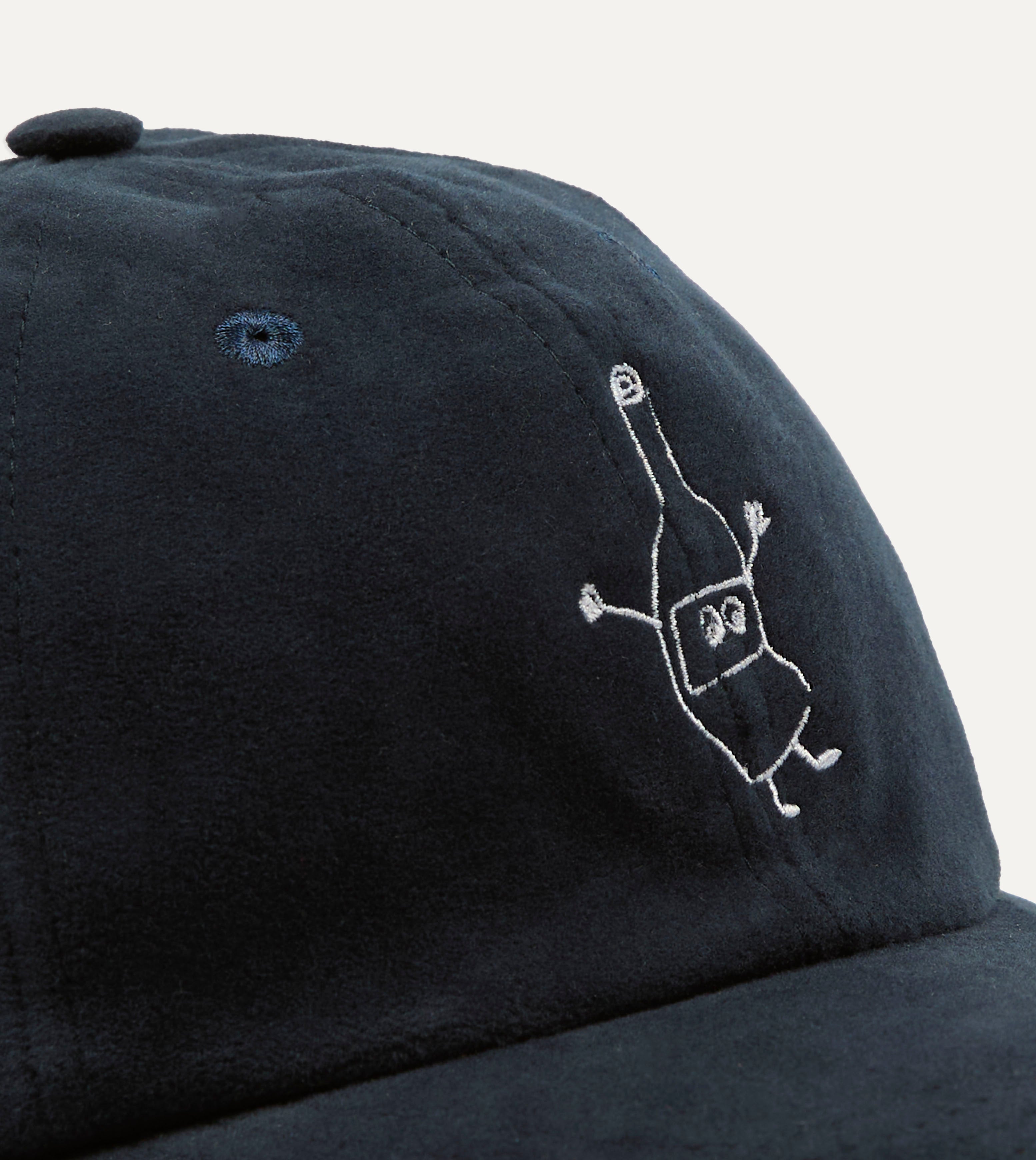 Kennedy by Drake’s Navy Moleskin Baseball Cap