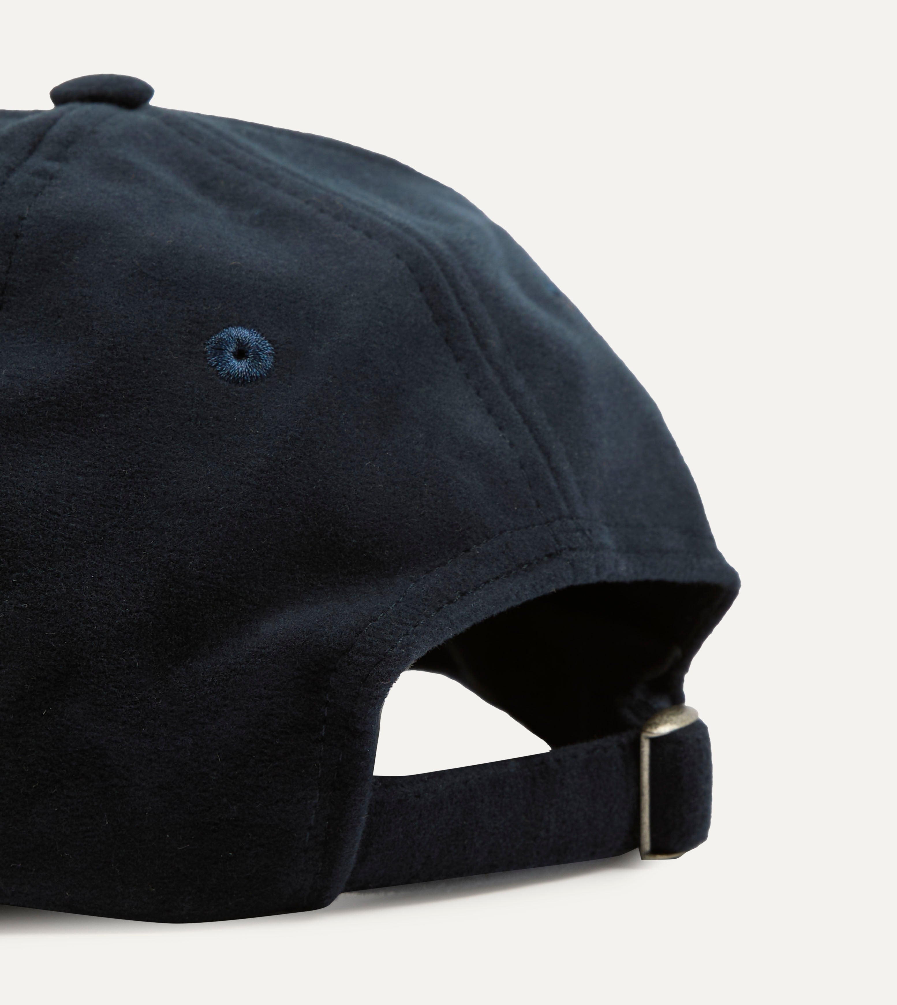 Kennedy by Drake's Navy Moleskin Baseball Cap – Drakes US