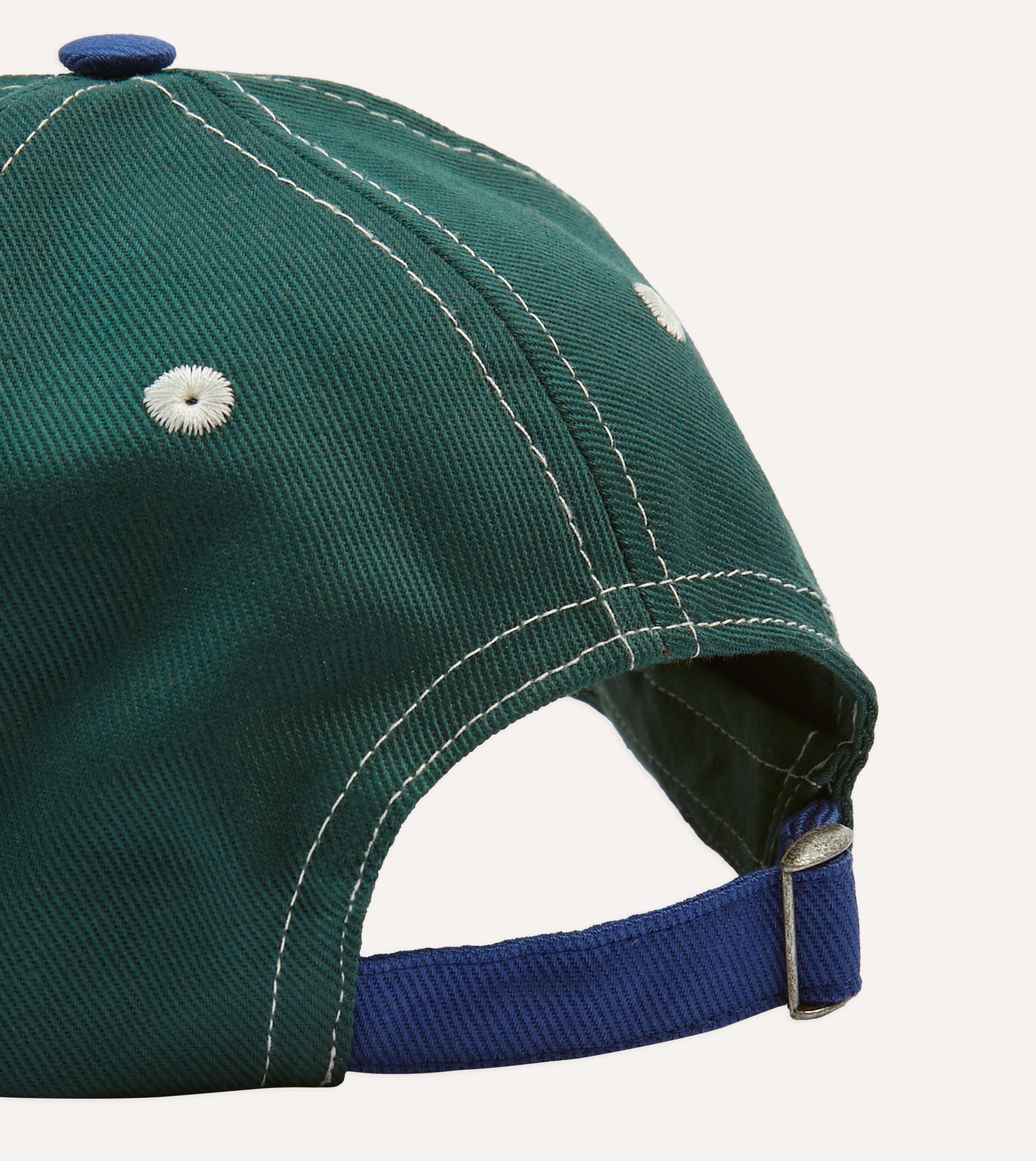 D' Emblem Cotton Twill Baseball Cap – Drakes US
