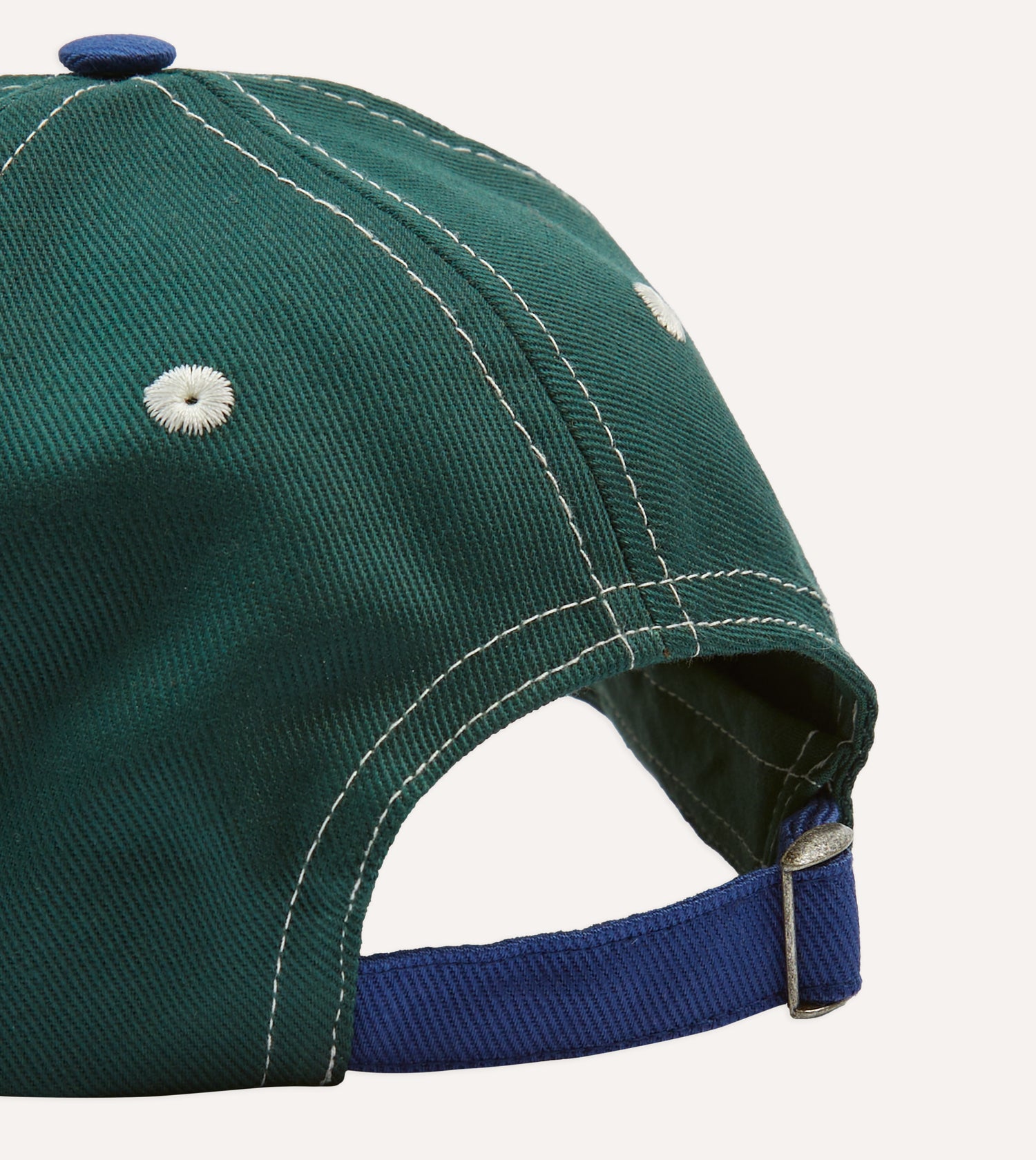 ‘D’ Emblem Cotton Twill Baseball Cap