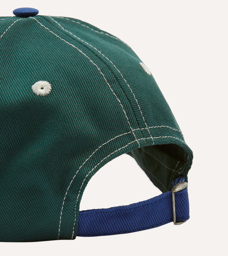‘D’ Emblem Cotton Twill Baseball Cap