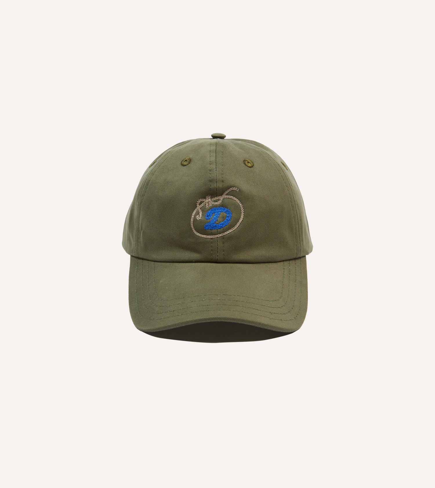 ‘D’ Lasso Emblem Cotton Twill Baseball Cap