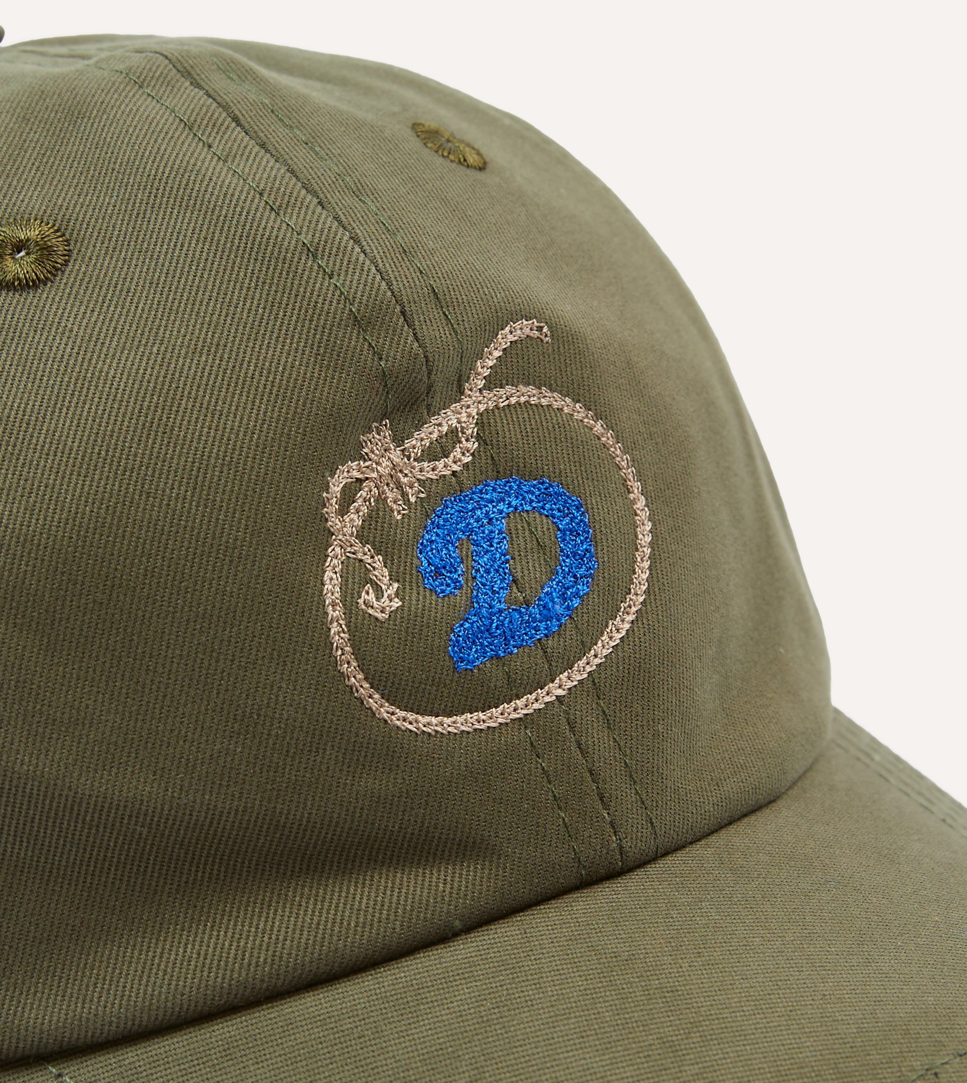 ‘D’ Lasso Emblem Cotton Twill Baseball Cap