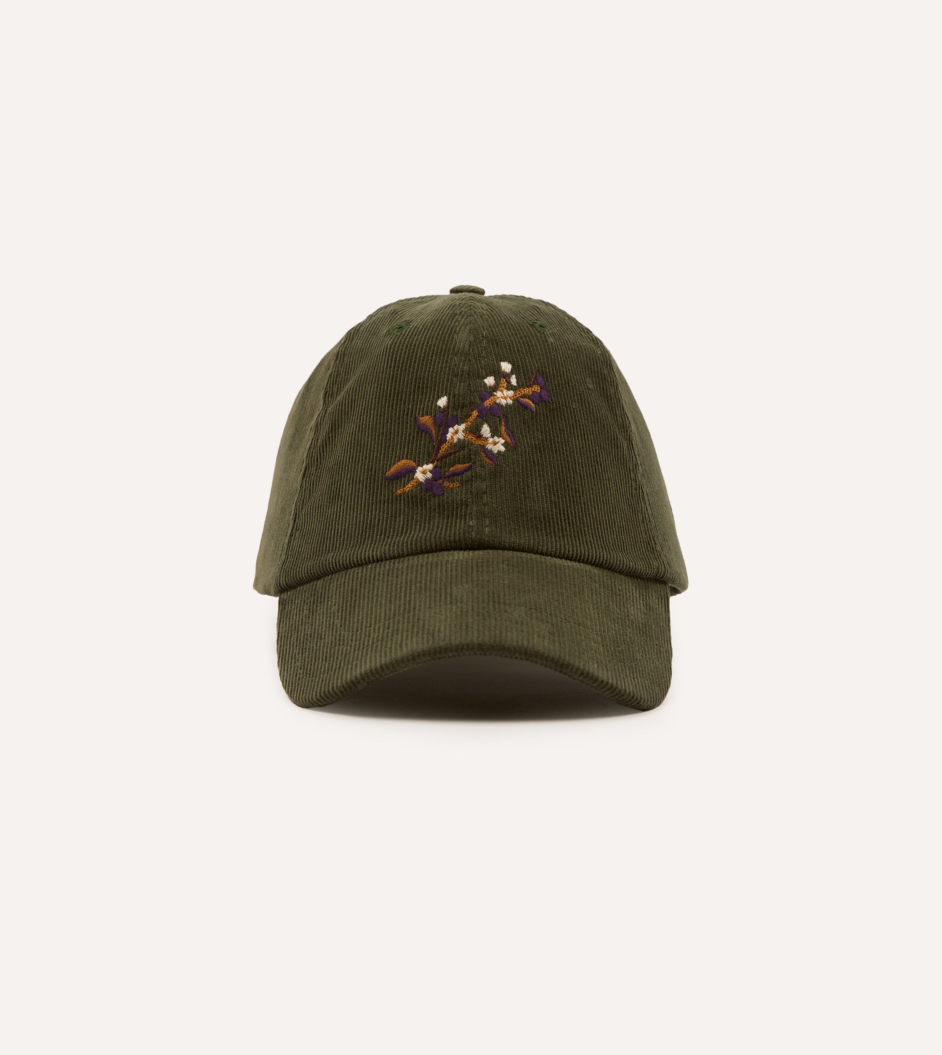 その他 Wyrd Cap Olive 'Blackthorn' Cotton Needlecord Baseball Cap – Drakes US