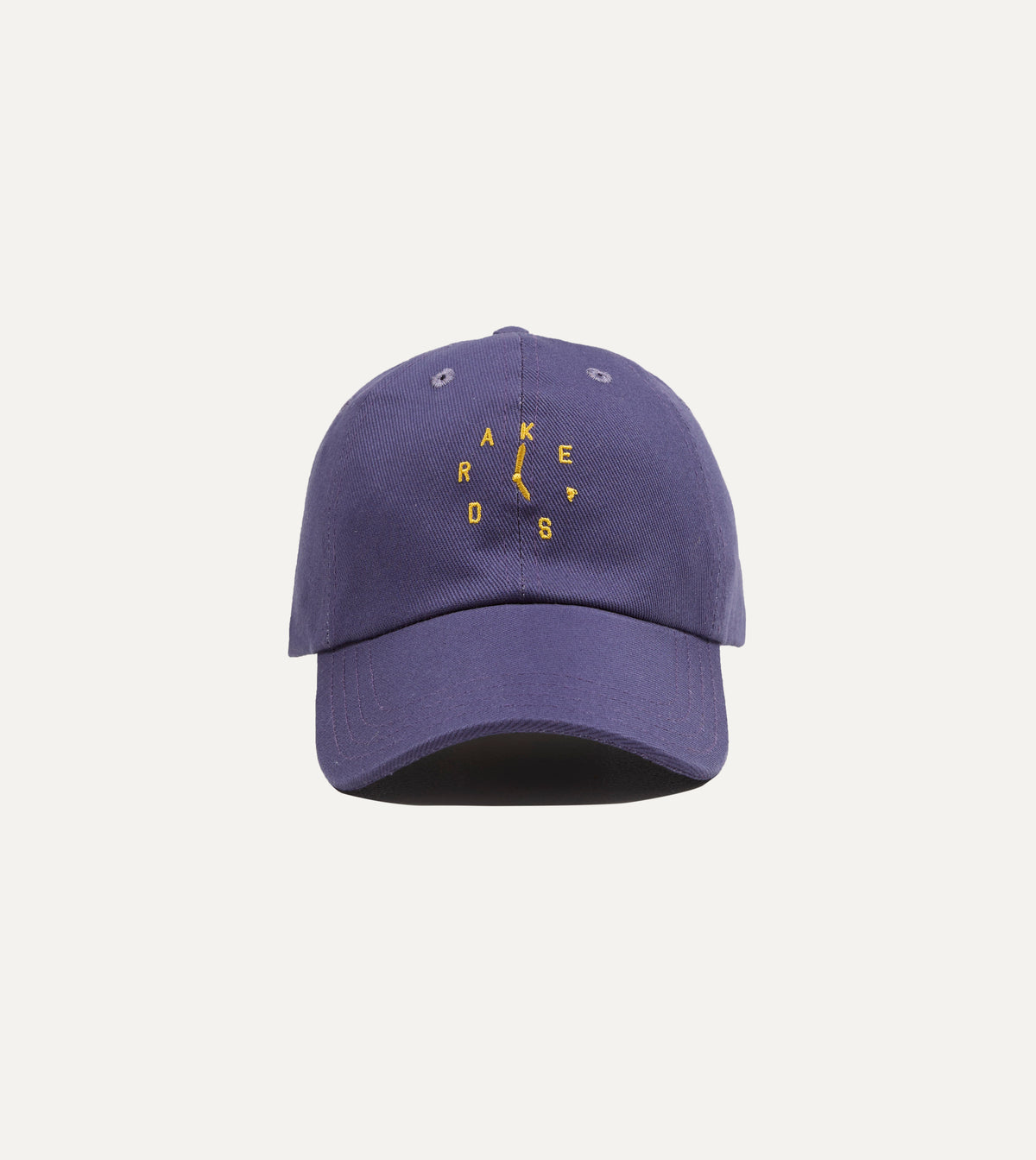 Navy 'Clock' Cotton Twill Baseball Cap