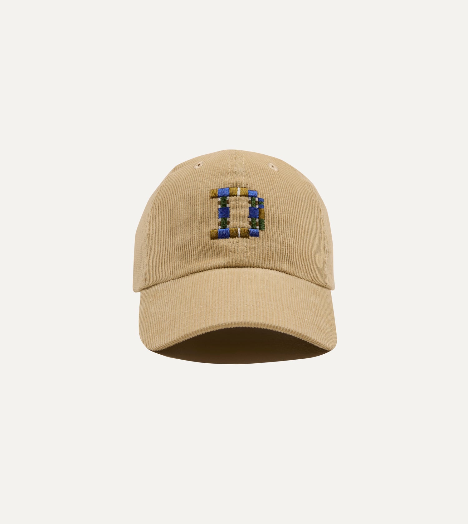 Sand 'D' Emblem Cotton Corduroy Baseball Cap