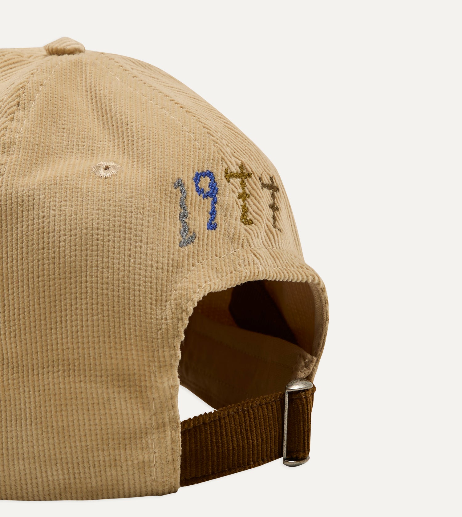 Sand 'D' Emblem Cotton Corduroy Baseball Cap