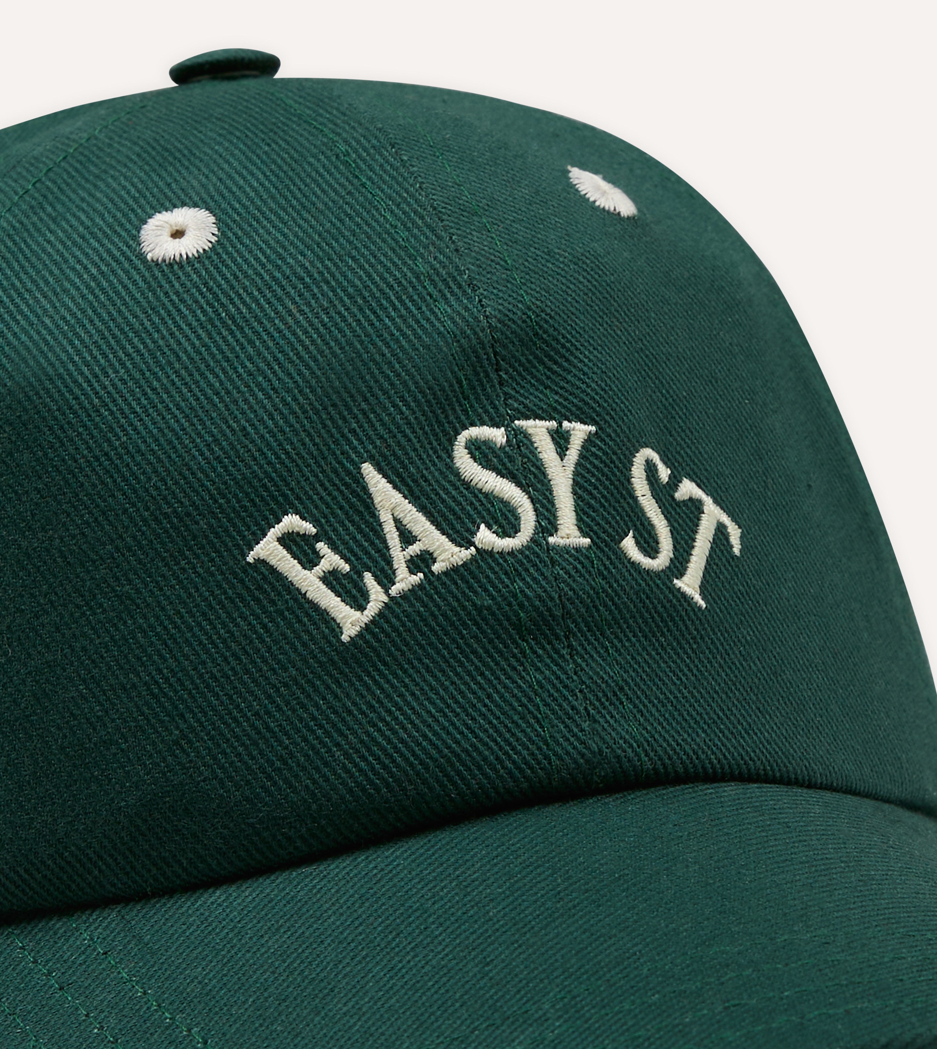 Green 'Easy St' Cotton Twill Baseball Cap