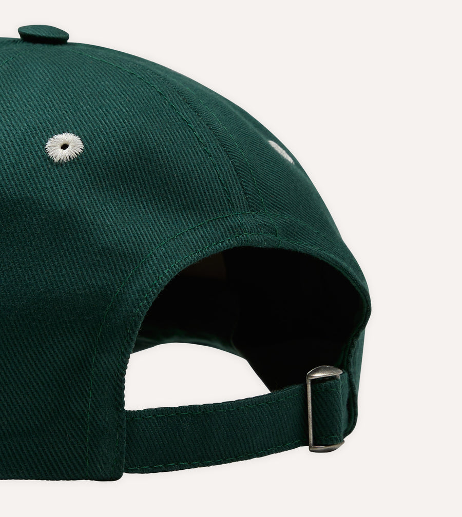 Green 'Easy St' Cotton Twill Baseball Cap