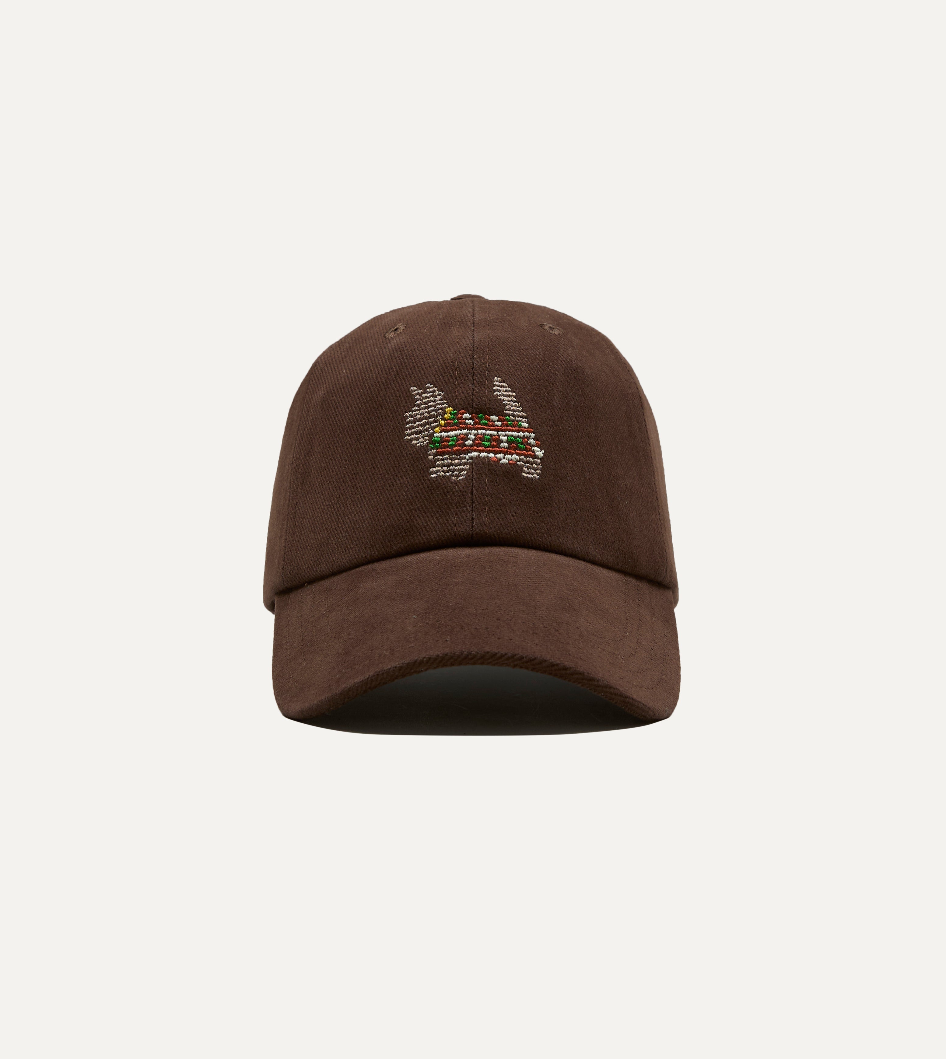 Brown 'Scotty' Cotton Twill Baseball Cap