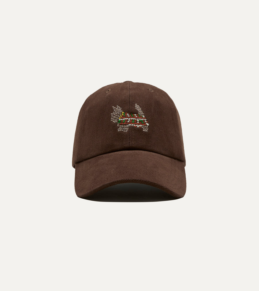 Brown 'Scotty' Cotton Twill Baseball Cap