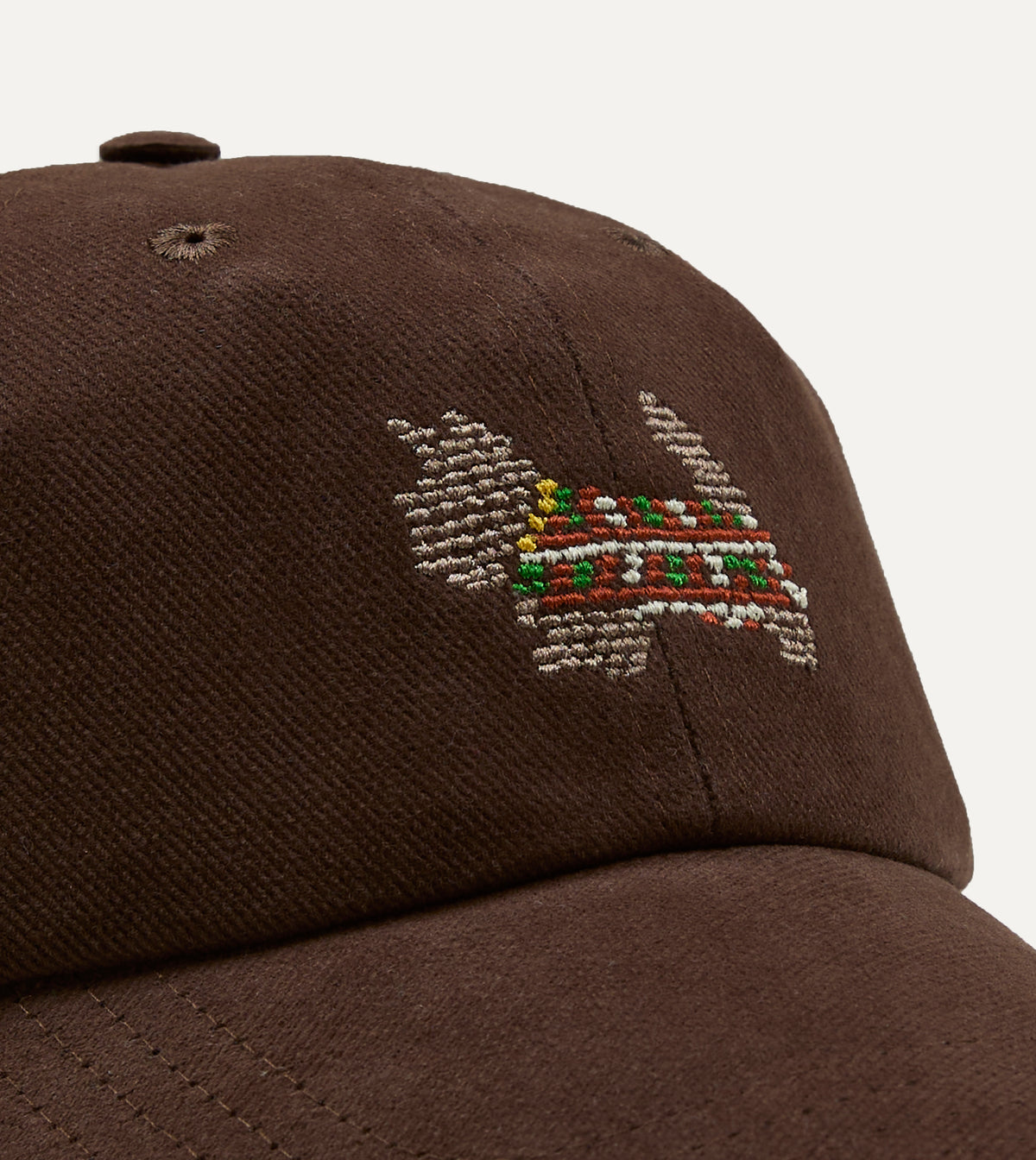Brown 'Scotty' Cotton Twill Baseball Cap
