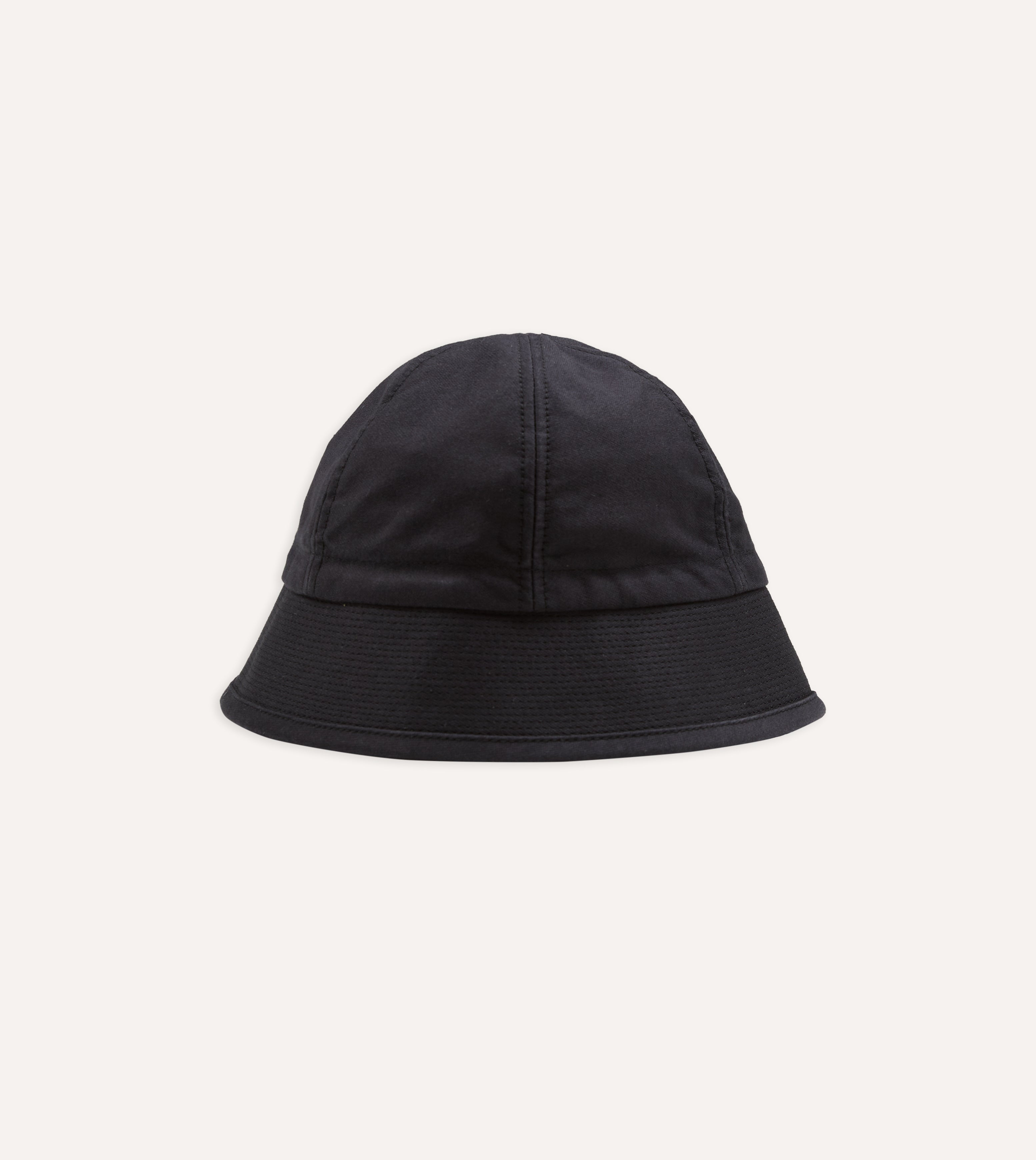 Câbleami Black Cotton Canvas Dixie Hat
