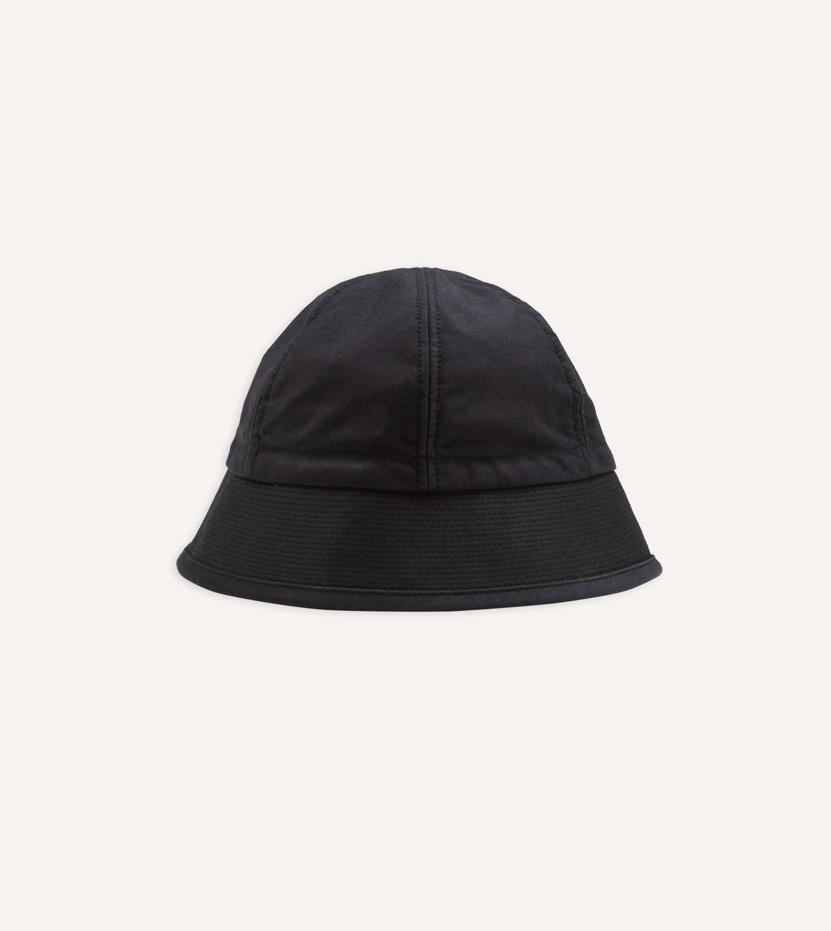 Câbleami Black Cotton Canvas Dixie Hat