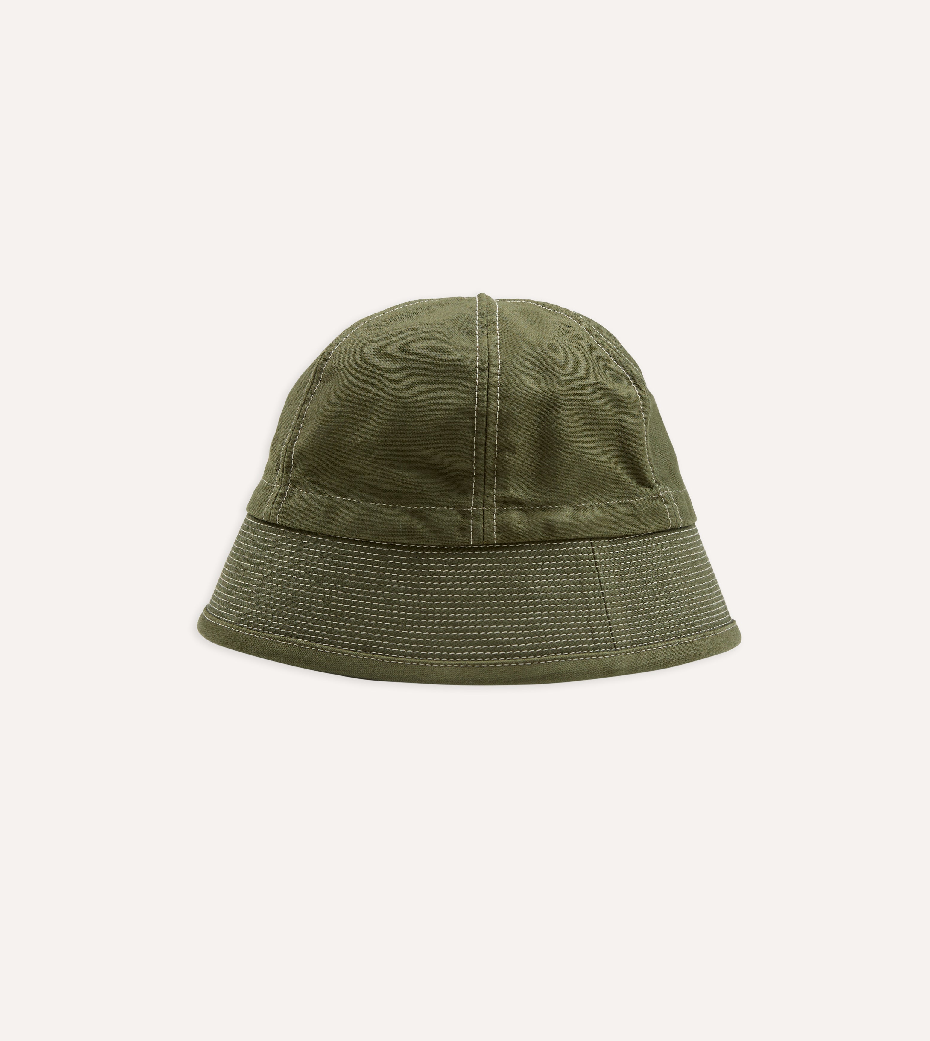 Câbleami Olive Cotton Canvas Dixie Hat