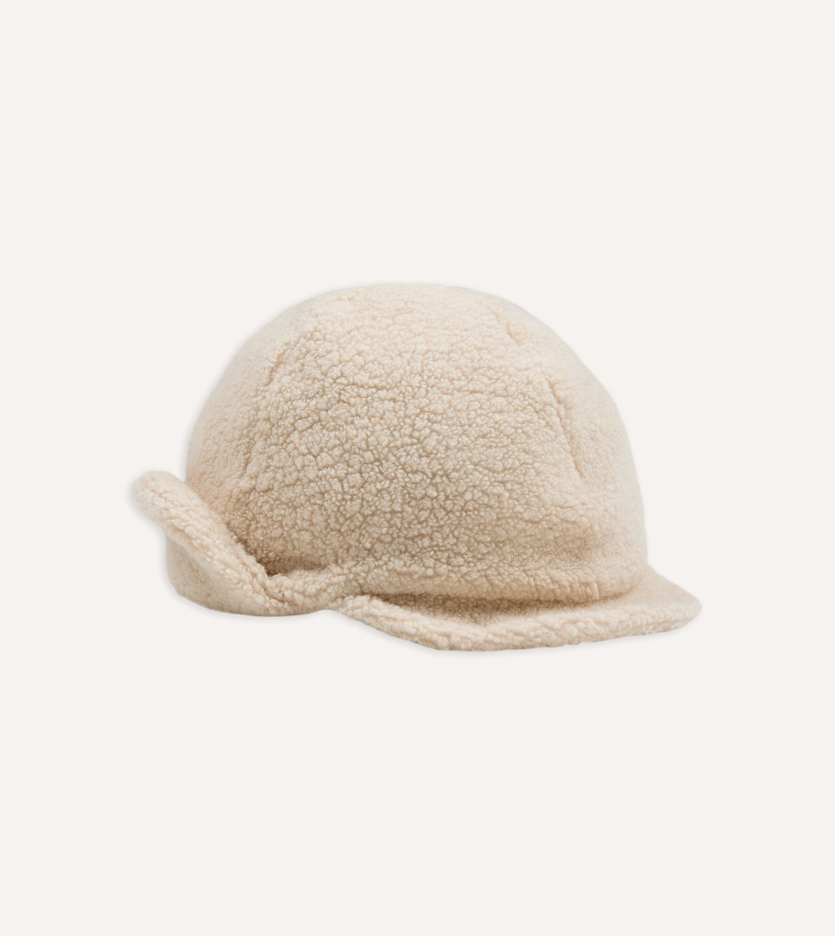 Câbleami Ecru Wool Flight Cap