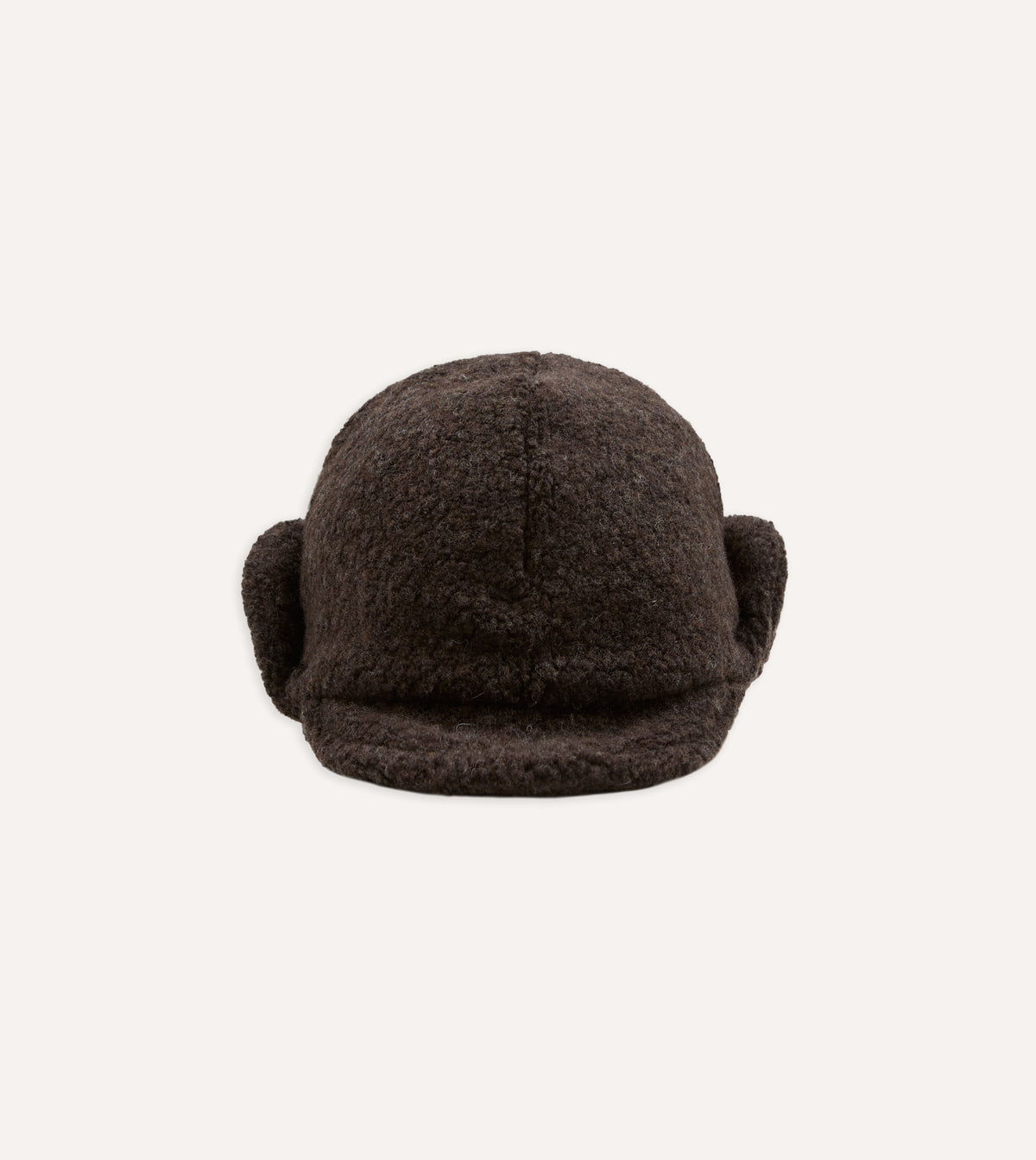 Câbleami Brown Wool Flight Cap