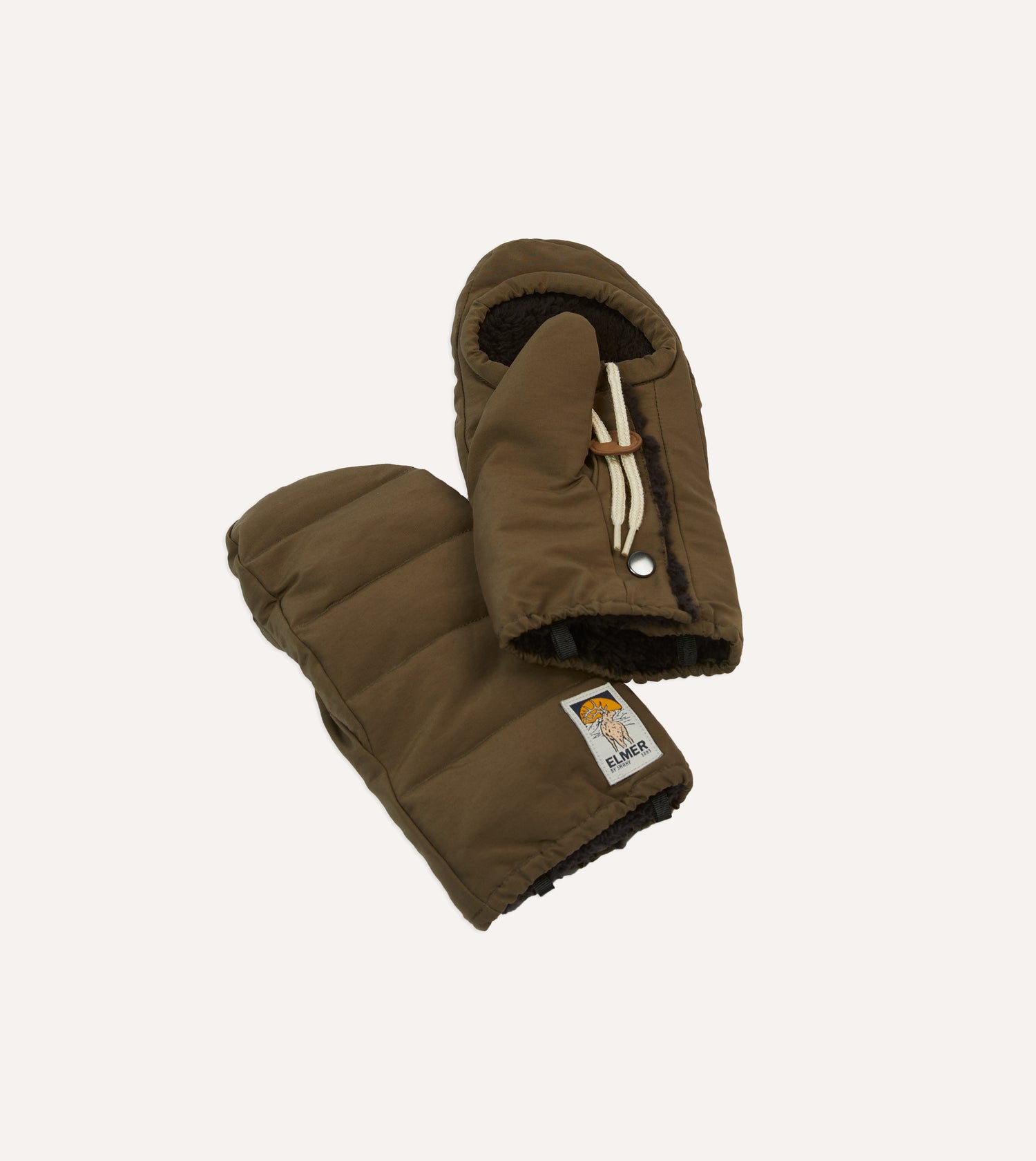 Elmer Khaki Cover Down Mittens