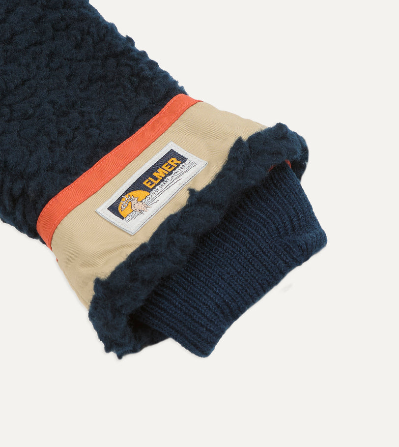 Elmer Navy Wool Pile Gloves