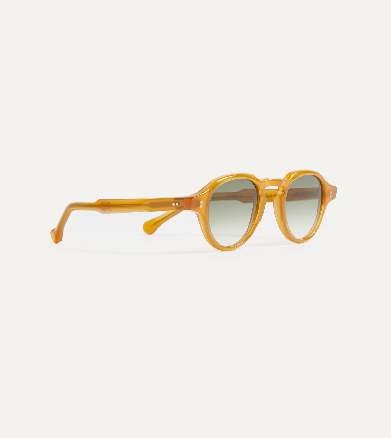 Milky Amber Acetate Blake Sunglasses