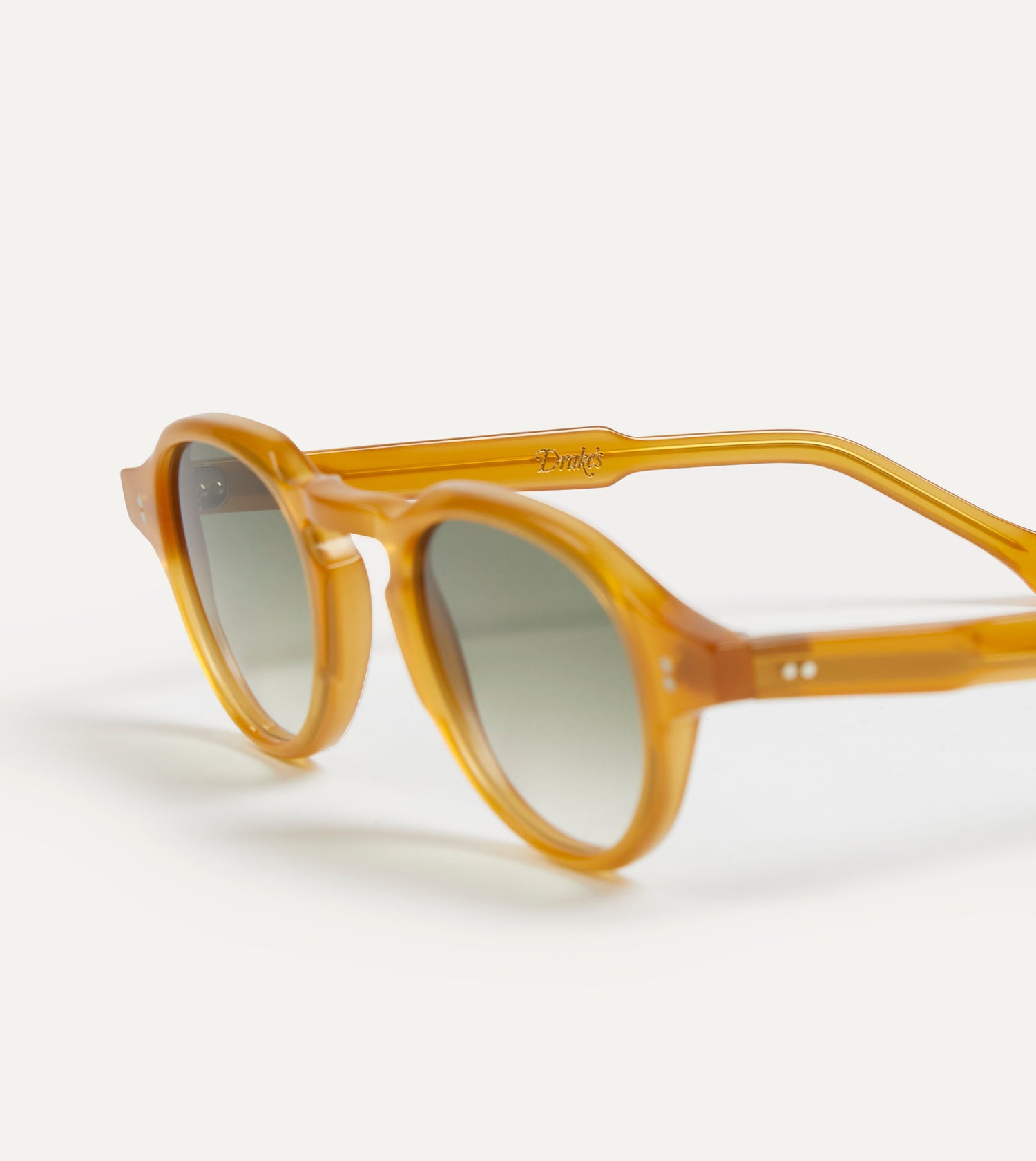 Milky Amber Acetate Blake Sunglasses