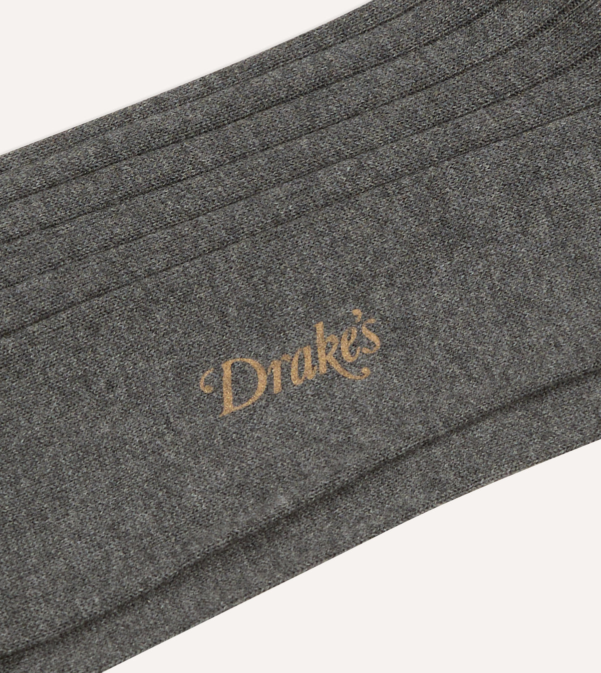 Charcoal Cotton Over-the-Calf Socks