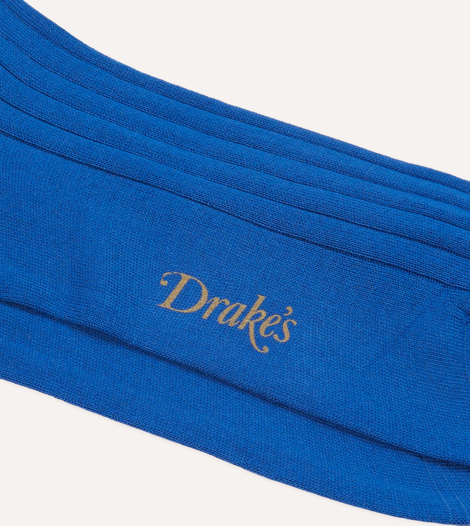 Royal Blue Cotton Mid-Calf Socks