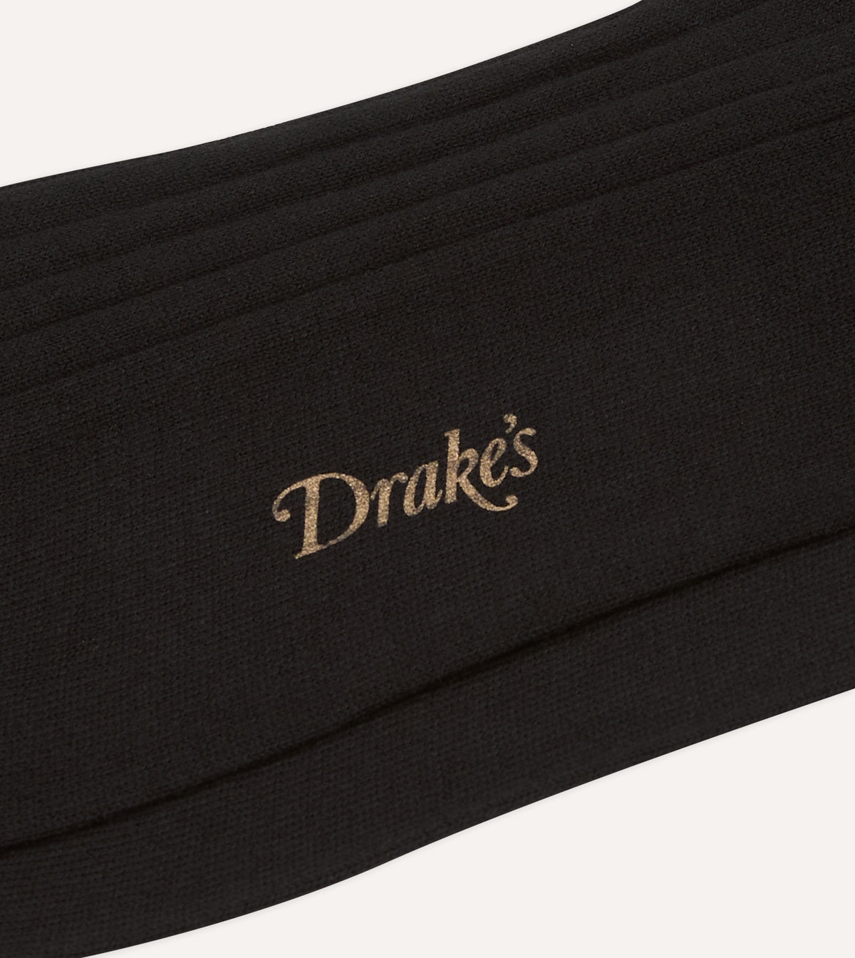 Black Cotton Mid-Calf Socks
