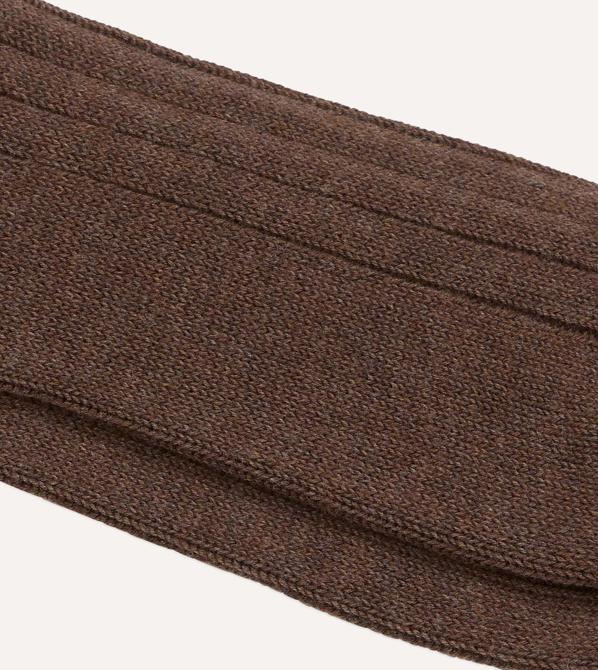 Brown Cotton Casual Socks